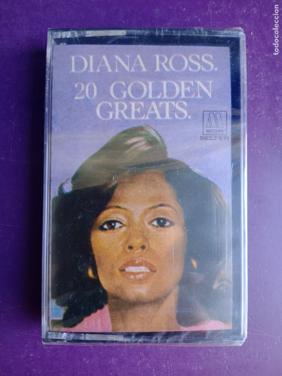 Casetes antiguos: DIANA ROSS - CASETE MOTOWN PRECINTADA - 20 GRANDES EXITOS SOUL POP - SUPREMES - MIRACLES ETC