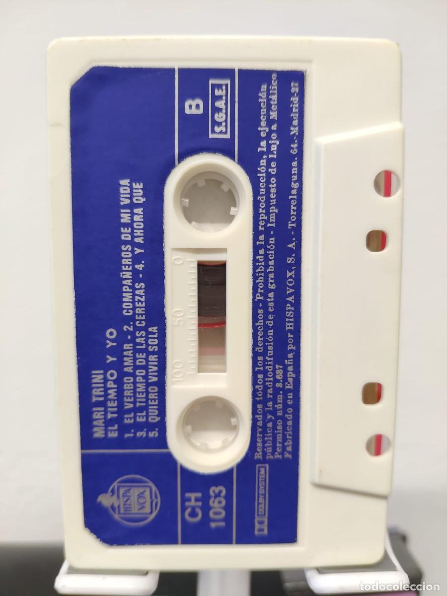 Casetes antiguos: Mari Trini - El Tiempo y Yo (Cassette) - Foto 5