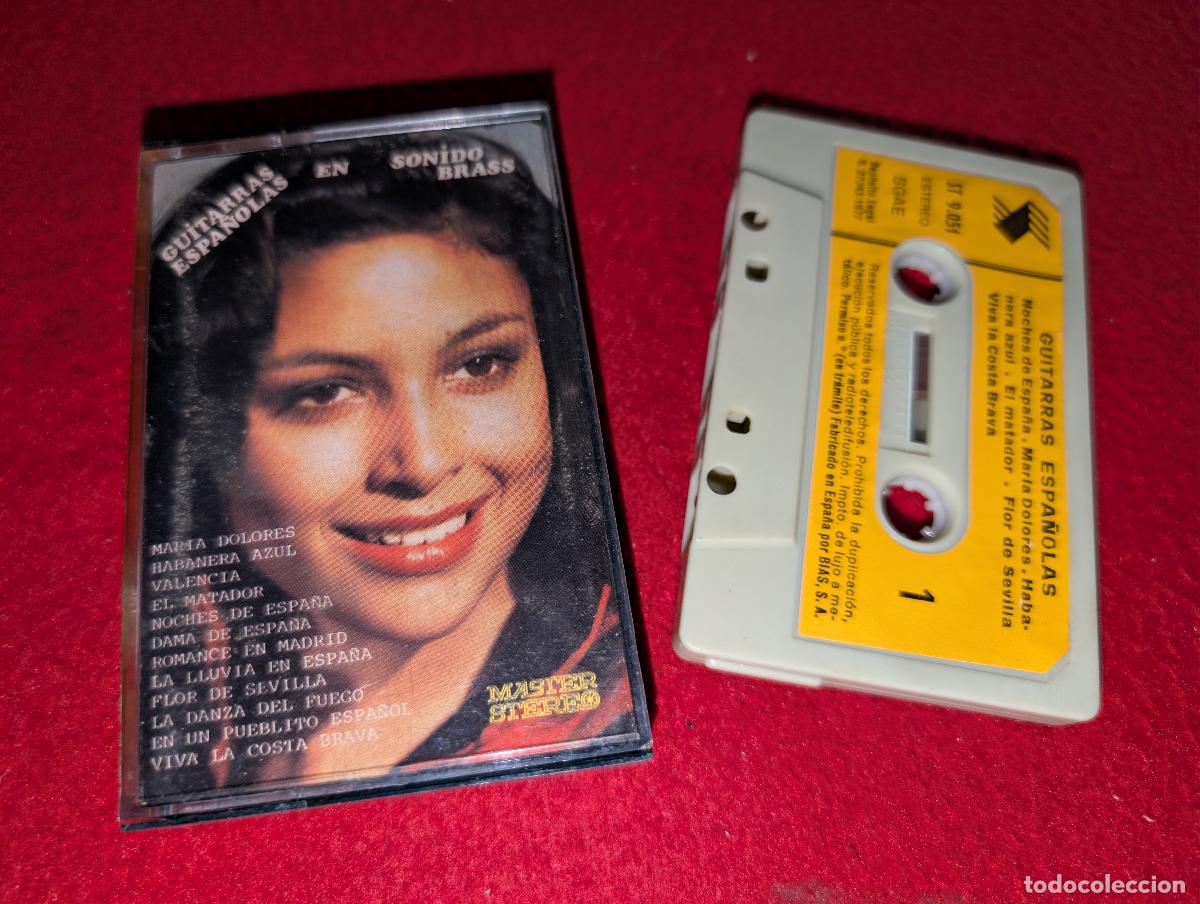 Casetes antiguos: SONIDO BRASS En guitarras espa&ntilde;olas K7 CASSETTE 1977 Master Stereo ESPA&Ntilde;A
