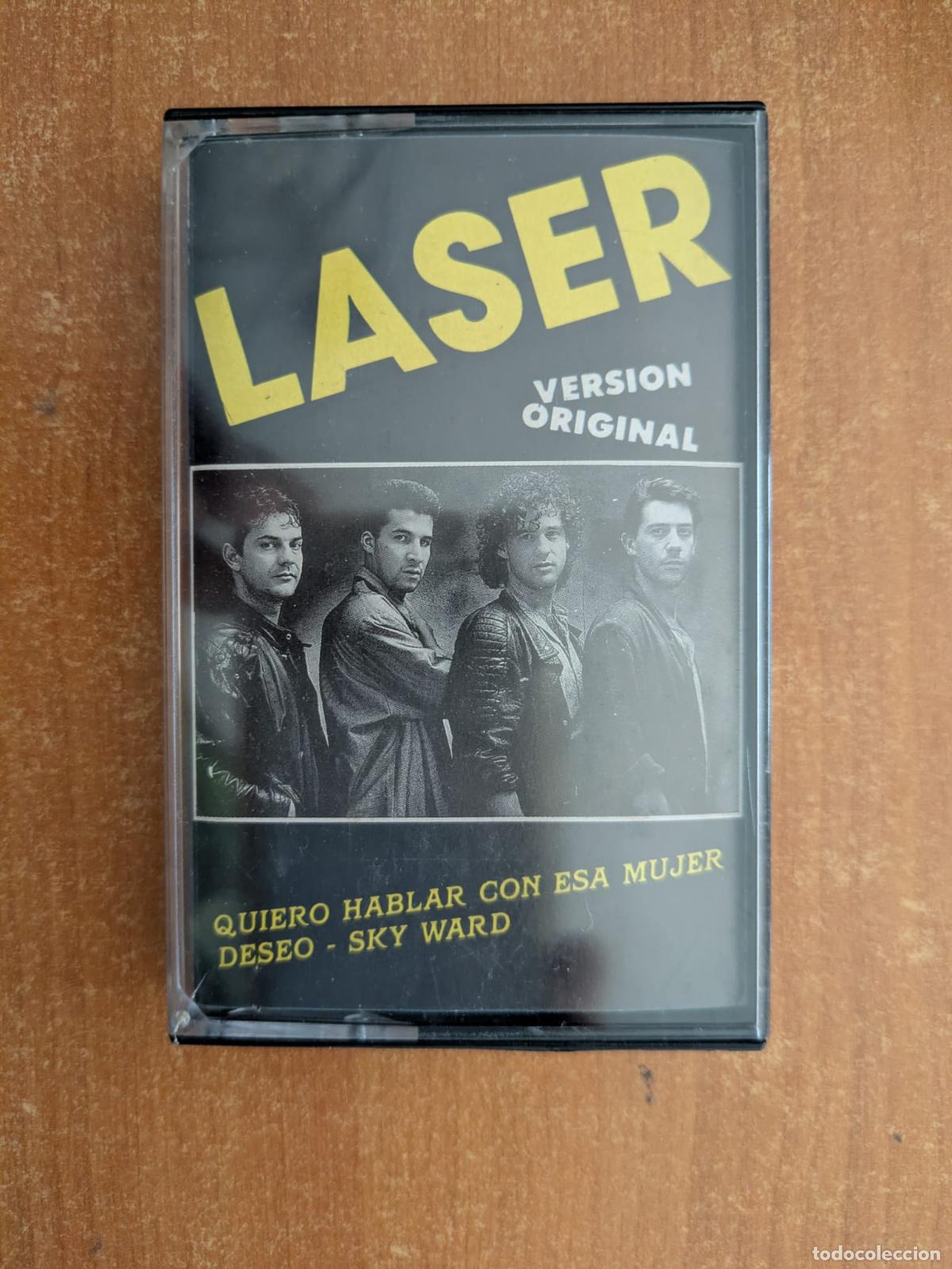 Casetes antiguos: LASER. Quiero hablar con esa mujer. Deseo. Sky Ward. Newguy. Pen&eacute;lope. Sniff. A&ntilde;o 1988.