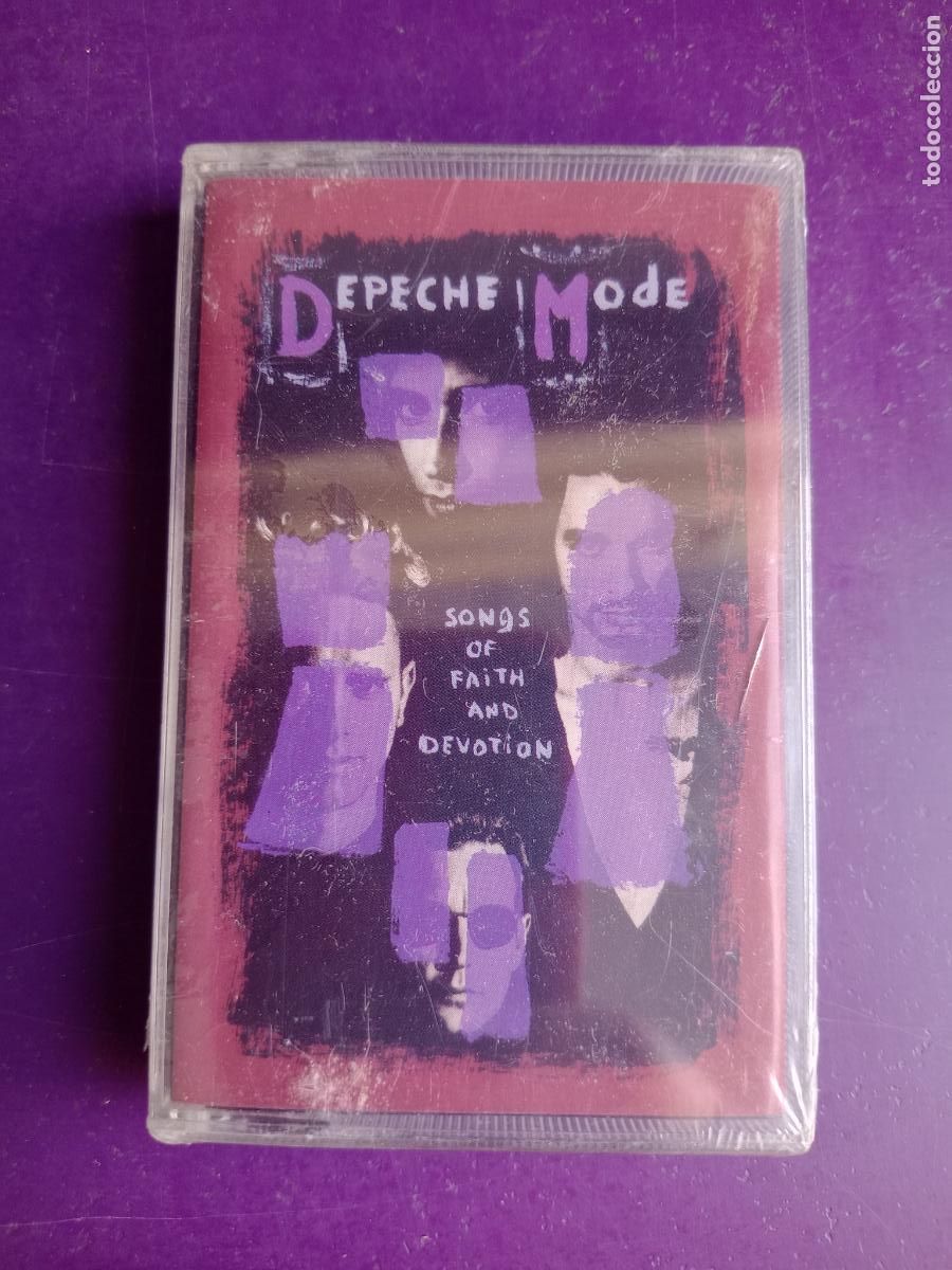 Casetes antiguos: DEPECHE MODE &lrm;&ndash; SONGS OF FAITH AND DEVOTION CASETE MUTE SANNI 1993 PRECINTADO