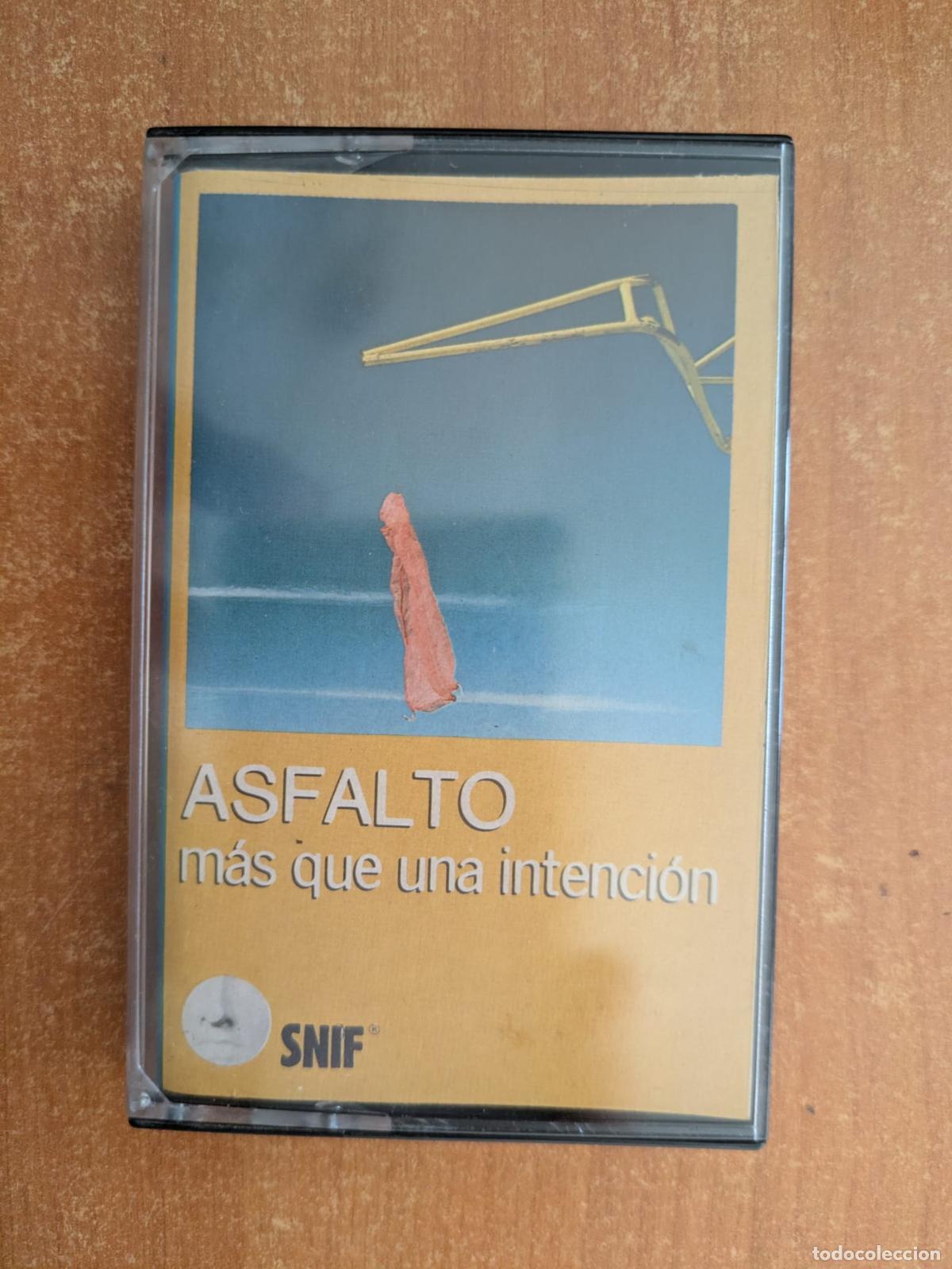 Casetes antiguos: ASFALTO. M&aacute;s que una intenci&oacute;n. Sniff. A&ntilde;o 1988.