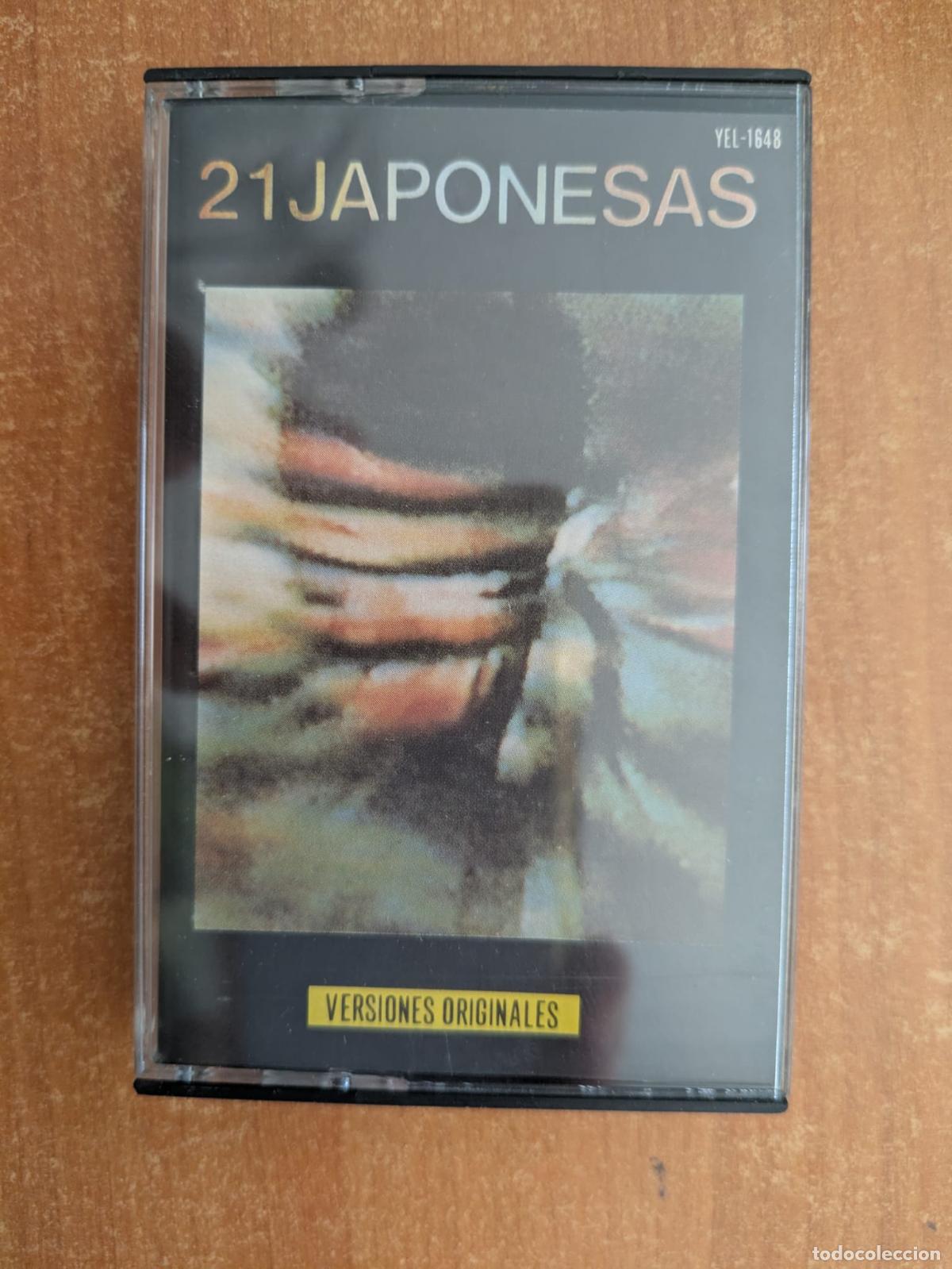 Casetes antiguos: 21 JAPONESAS. Omaia. De esa manera. Plata y tequila. Sed de ti. Nola!. A&ntilde;o 1989.