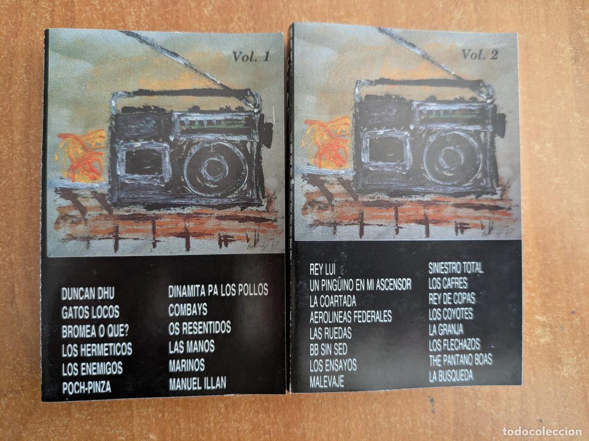 Casetes antiguos: Recopilaci&oacute;n Gasa 88 y Curso 88/89. Duncan Dhu. Enemigos. Poch-Pinza. Resentidos. Rey Lui. Cafres...