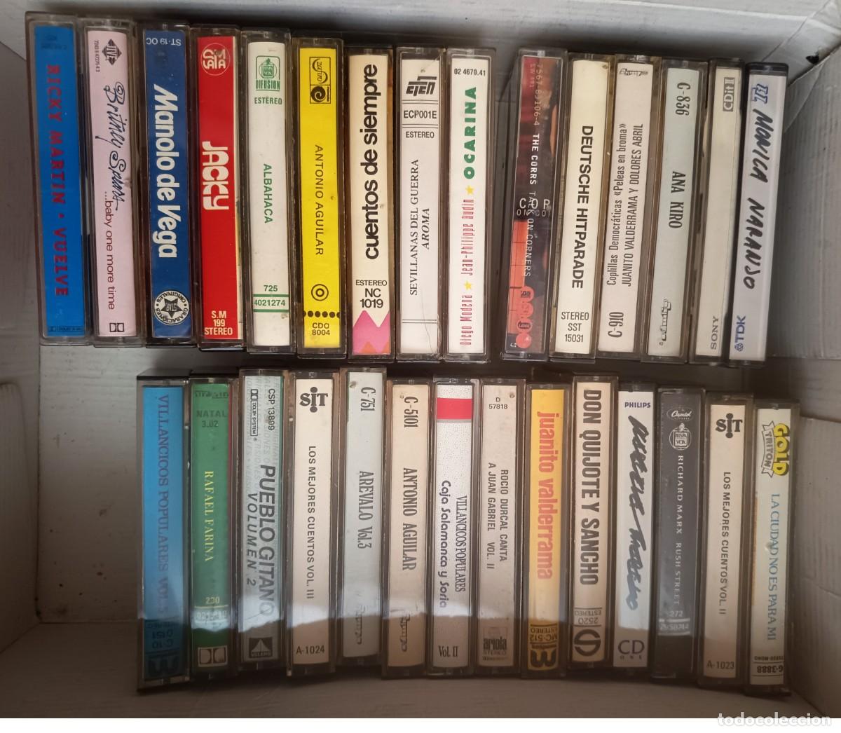 Casetes antiguos: LOTE DE CINTAS CASETE DE DISTINTOS G&Eacute;NEROS