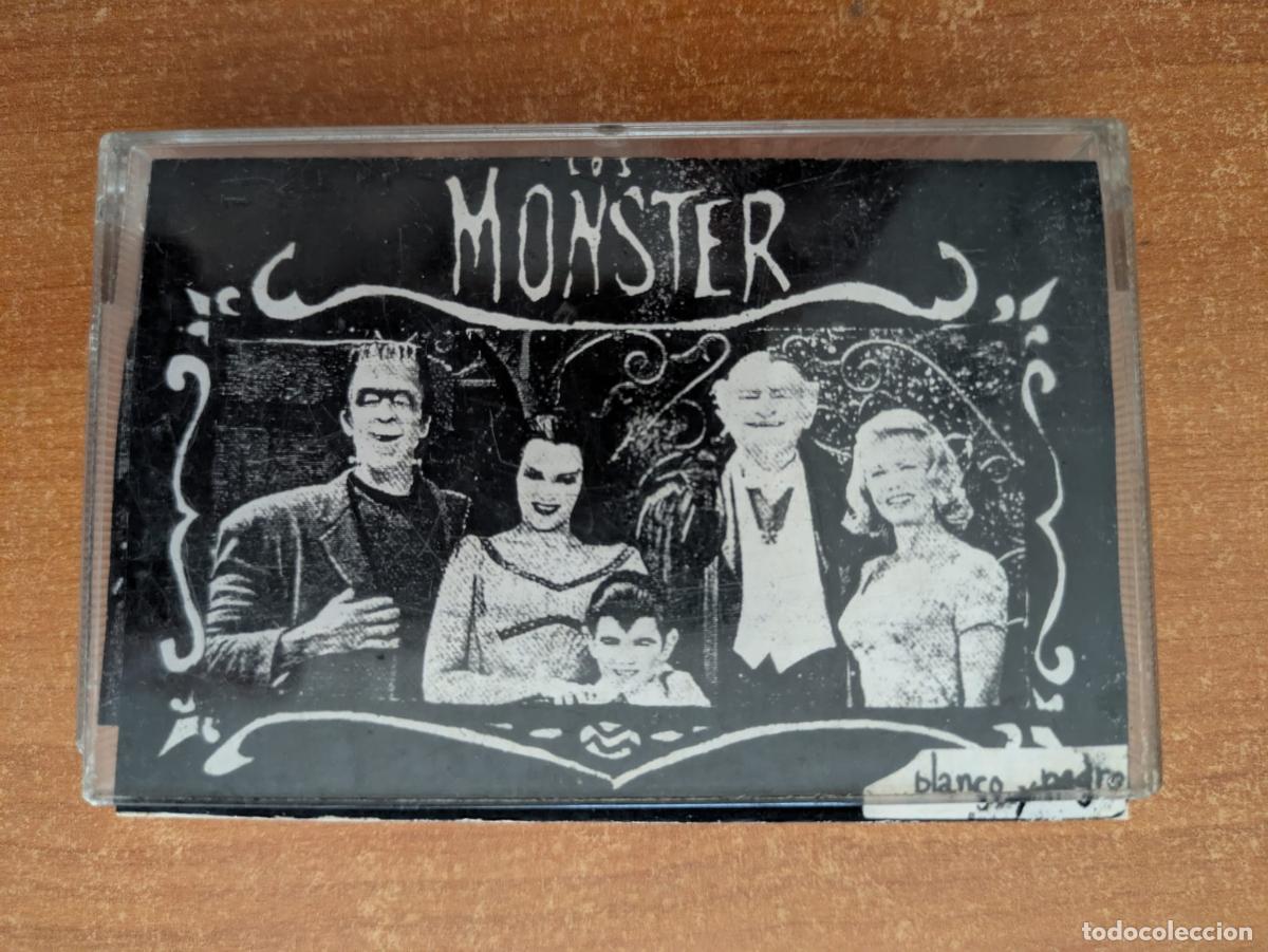 Casetes antiguos: LOS MONSTER. Blanco y negro. Maqueta. Oviedo. A&ntilde;o 1991.