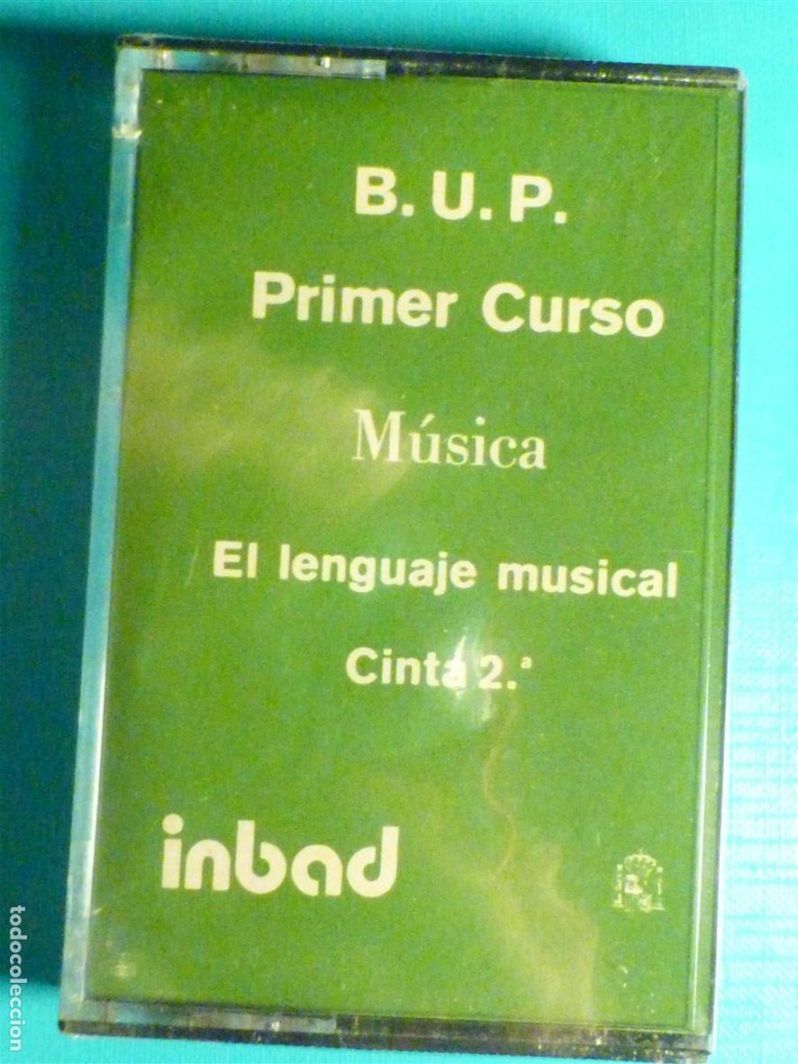 Casetes antiguos: Cassette INBAD - Asignatura M&uacute;sica - Bup - Primer curso M&uacute;sica Cinta 2&ordf; - El lenguaje musical