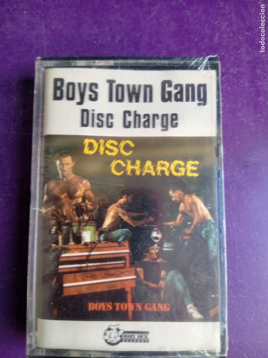 Casetes antiguos: BOYS TOWN GANG &lrm;CASETE HISPAVOX 1982 PRECINTADA - DISC CHARGE - DISCO FUNK HI NRG