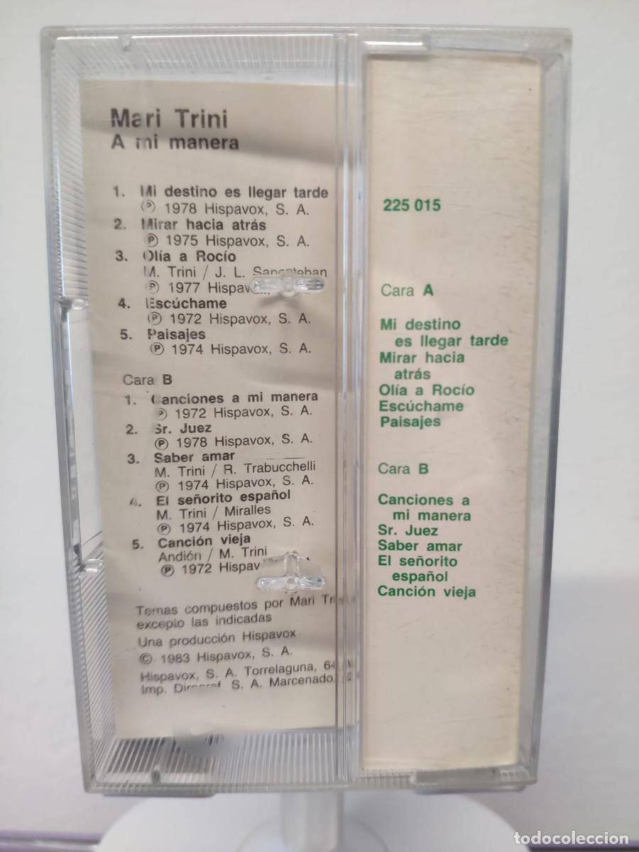 Casetes antiguos: Mari Trini - A Mi Manera (Cassette) - Foto 2
