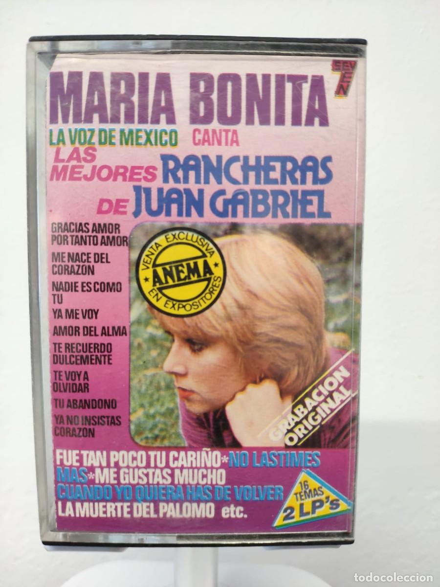 Casetes antiguos: Mar&iacute;a Bonita - Canta las Mejores Rancheras de Juan Gabriel (Cassette)