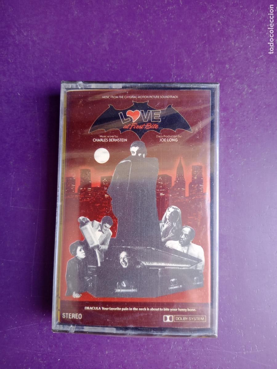 Casetes antiguos: Charles Bernstein &lrm;&ndash; Love At First Bite CASETE CASABLANCA PRECINTADA 1979 - bso cine - JOE LONG