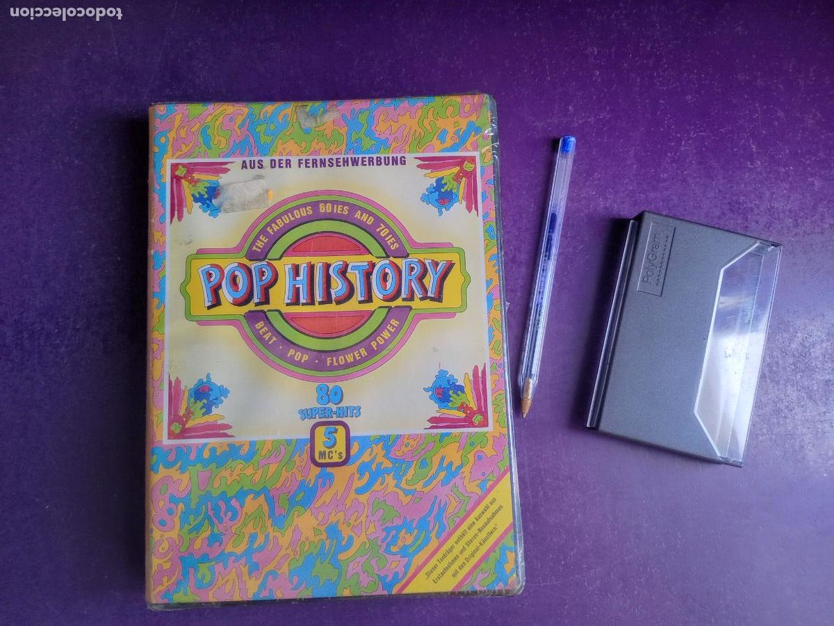Casetes antiguos: POP HISTORY - CAJA 5 CASETE - 80 EXITOS 60'S 70'S - BEACH BOYS, MONKEES, HOLLIES, SMALL FACES