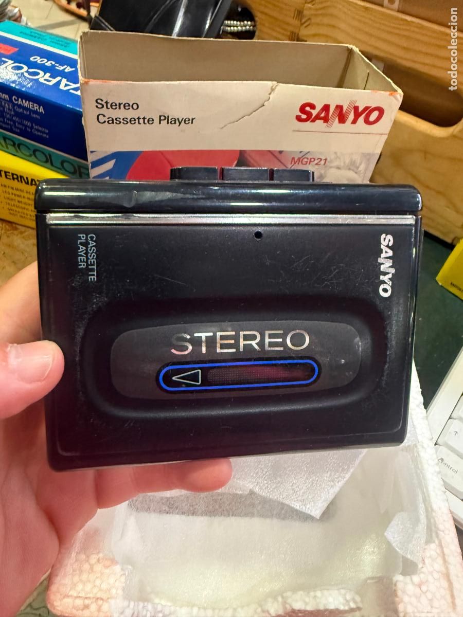 Casetes antiguos: CASSETTE PLAYER SANYO