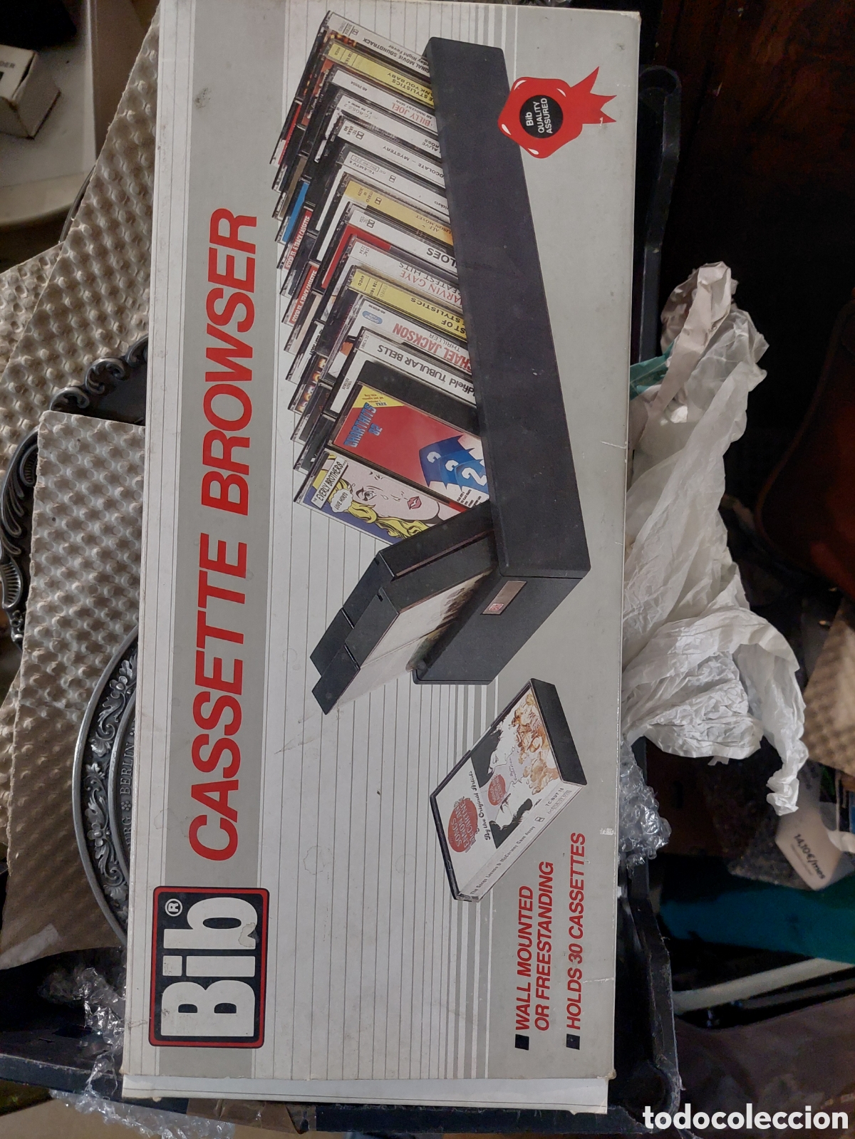 Casetes antiguos: CAJA ARCHIVADOR BIB CASSETTE BROWSER