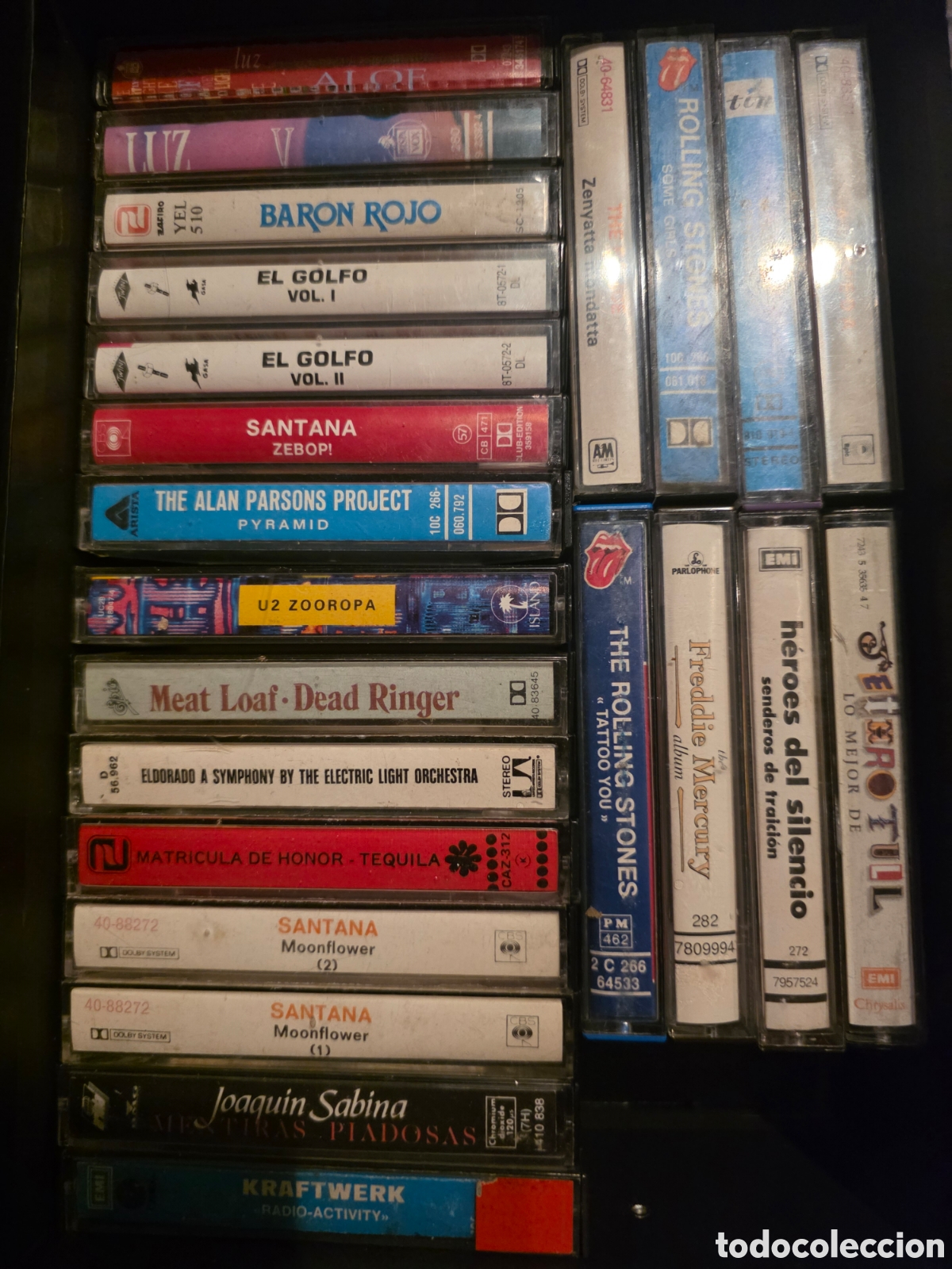 Cassettes Anciennes: LOTE DE 23 CINTAS DE ROCK.