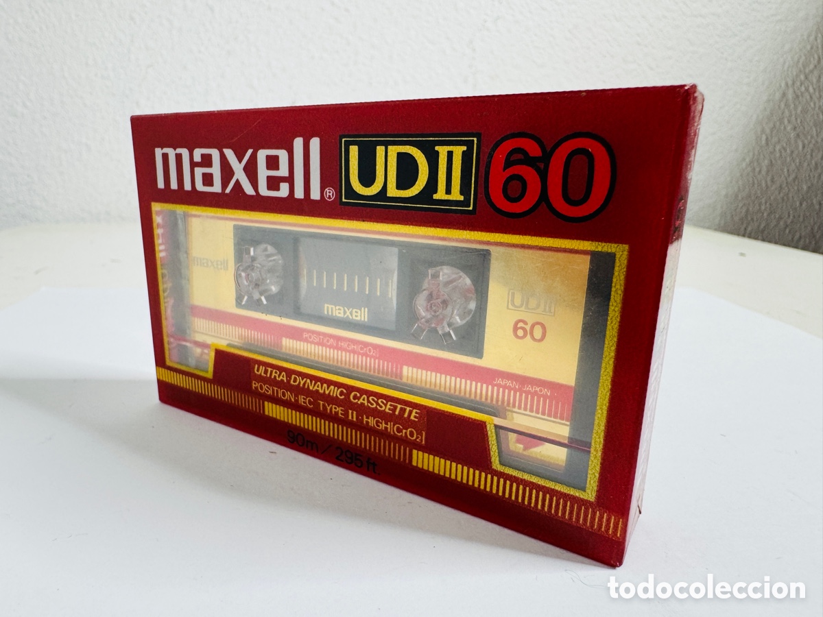 Casetes antiguos: MAXELL UD || 60 audio cassette blank tape sealed Made in Japan Type II