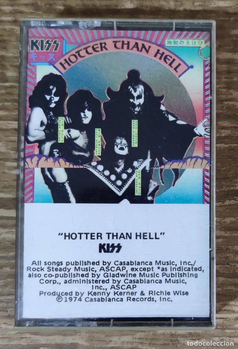Casetes antiguos: Cassette Kiss - Hotter Than Hell (1974) ed. americana