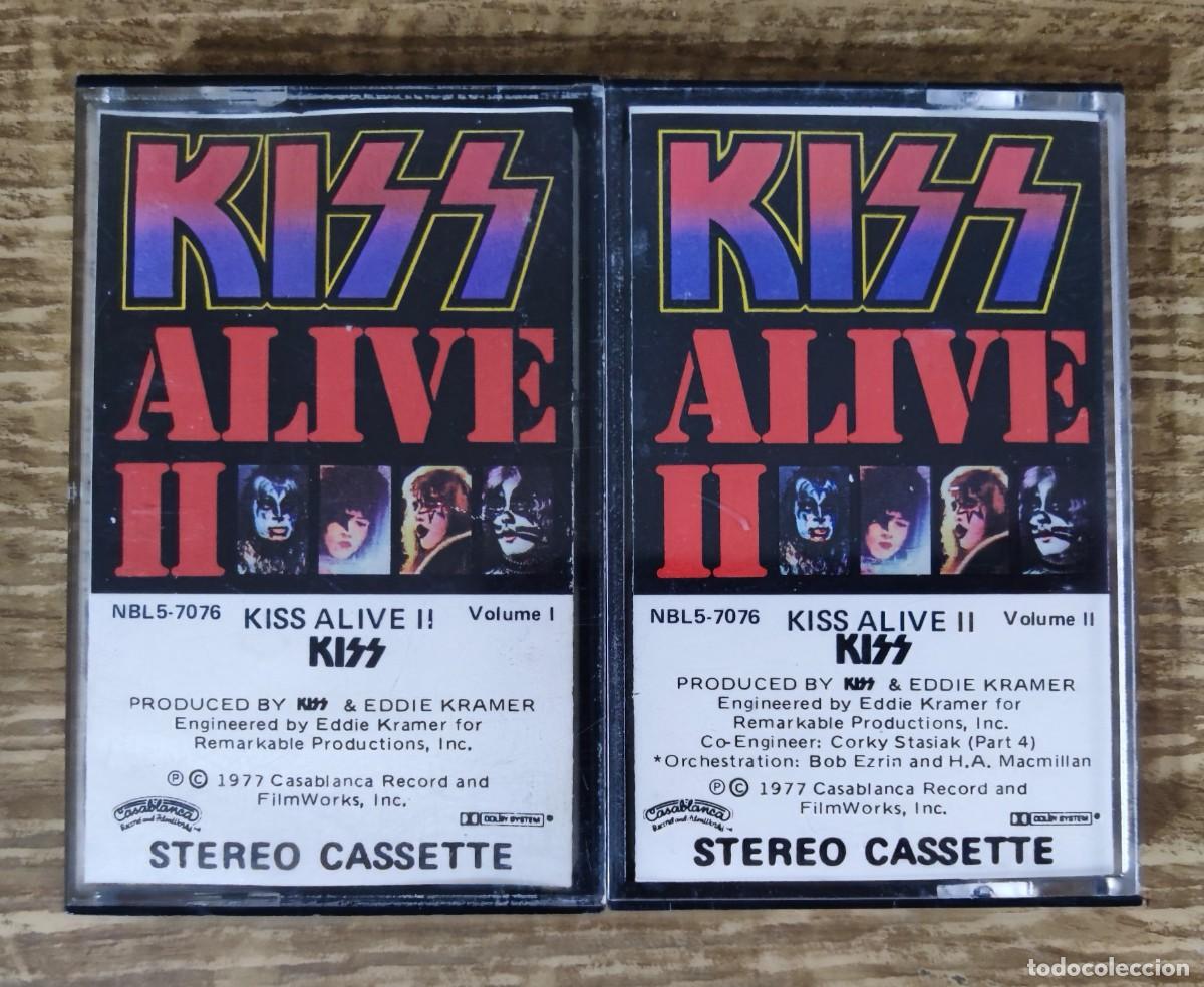 Casetes antiguos: Cassette doble Kiss - Alive II (1977) ed. americana