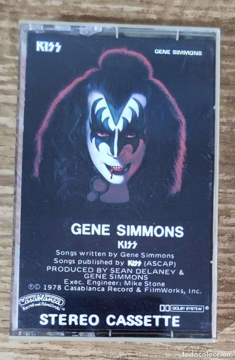 Casetes antiguos: Cassette Kiss - Gene Simmons (1978) ed. americana