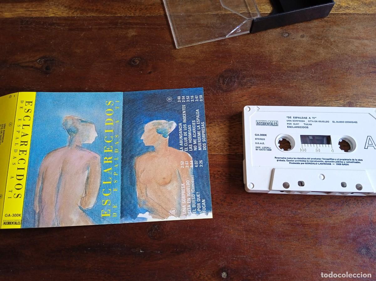 Casetes antiguos: Esclarecidos - De espaldas a ti - Cassete original Grabaciones Accidentales 1989
