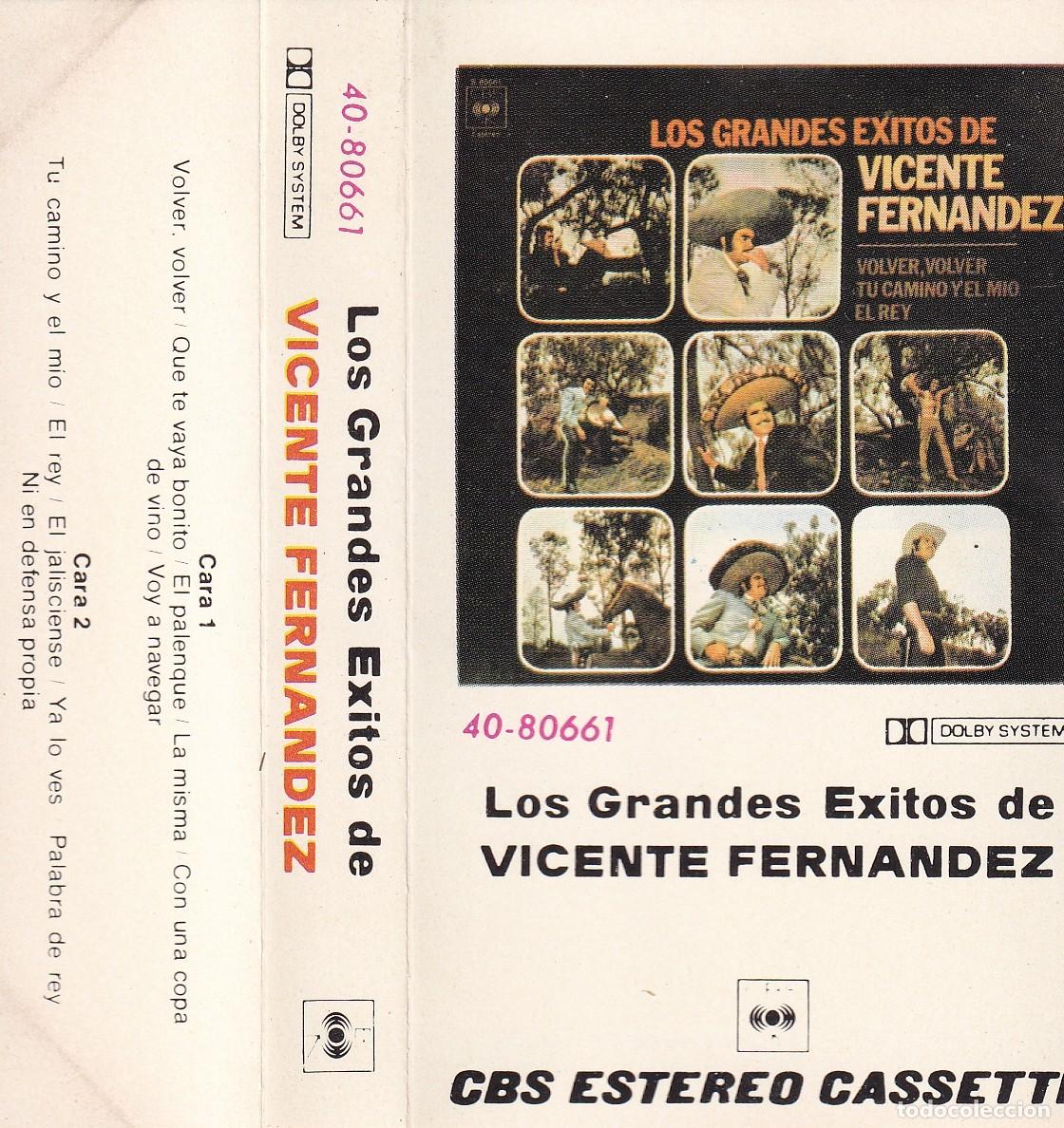 Casetes antiguos: Vicente Fern&aacute;ndez - Los grandes &eacute;xitos