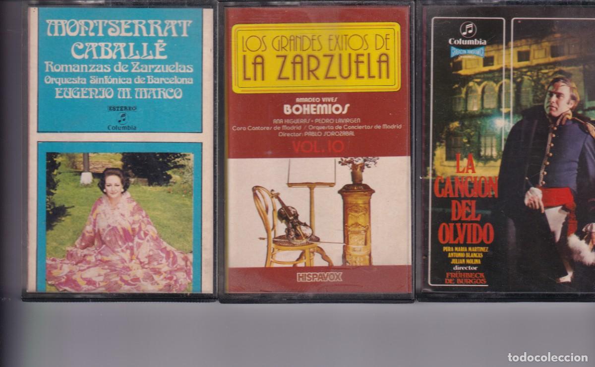 Old Cassettes: Zarzuela - La canci&oacute;n del olvido + Bohemios + Monserrat Caball&eacute;: Romanzas de Zarzuela