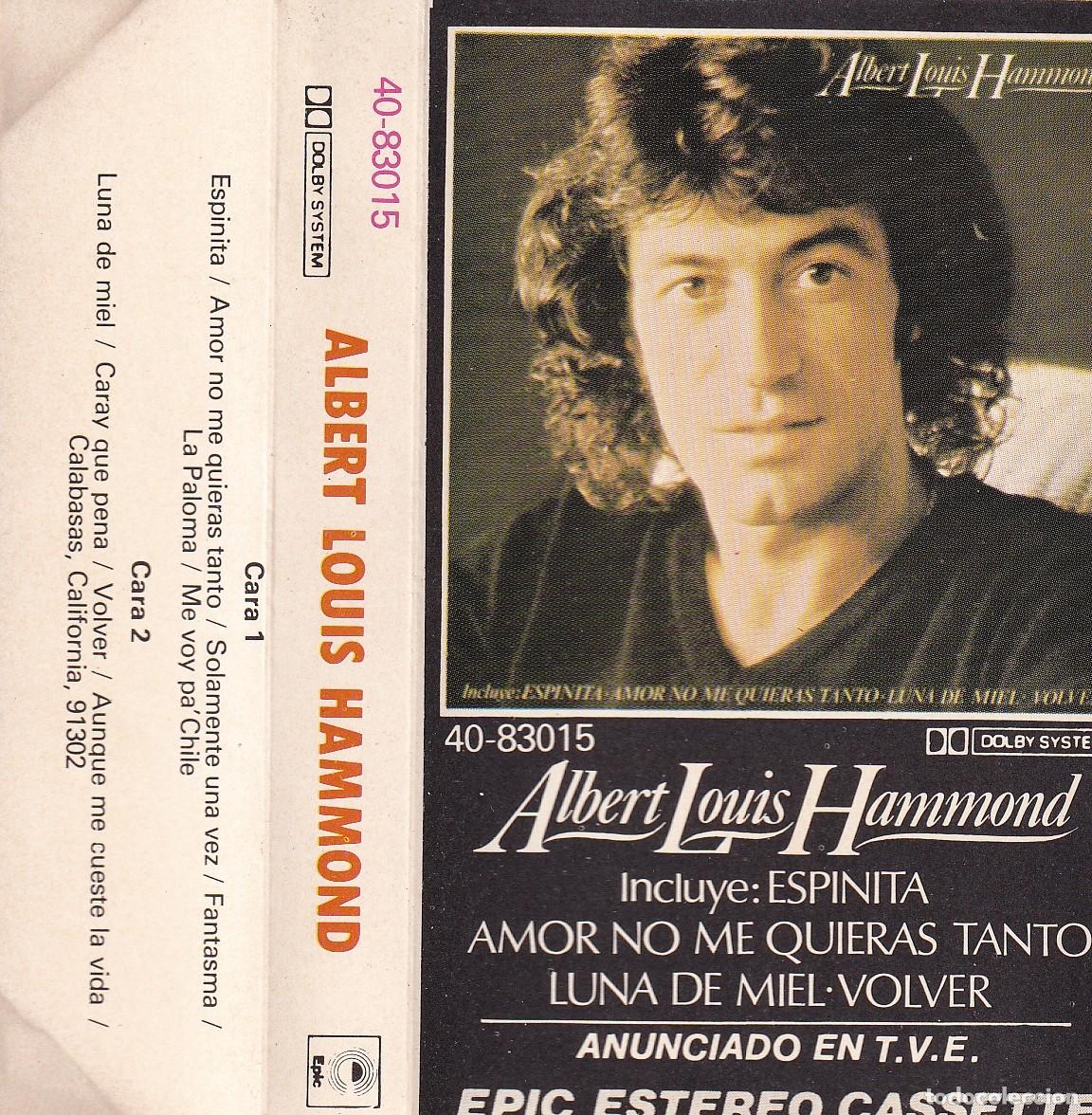 Casetes antiguos: Albert Louis Hammond - Foto 1