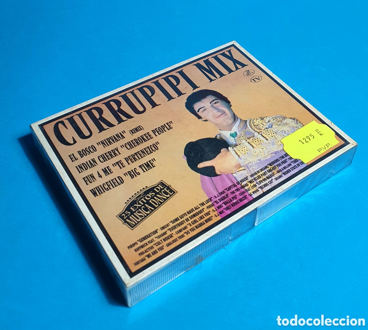 Casetes antiguos: CURRUPIPI MIX - DOBLE CASETE RECOPILATORIO ORIGINAL - 25 EXITOS DE M&Uacute;SICA DANCE - NUEVO PRECINTADO