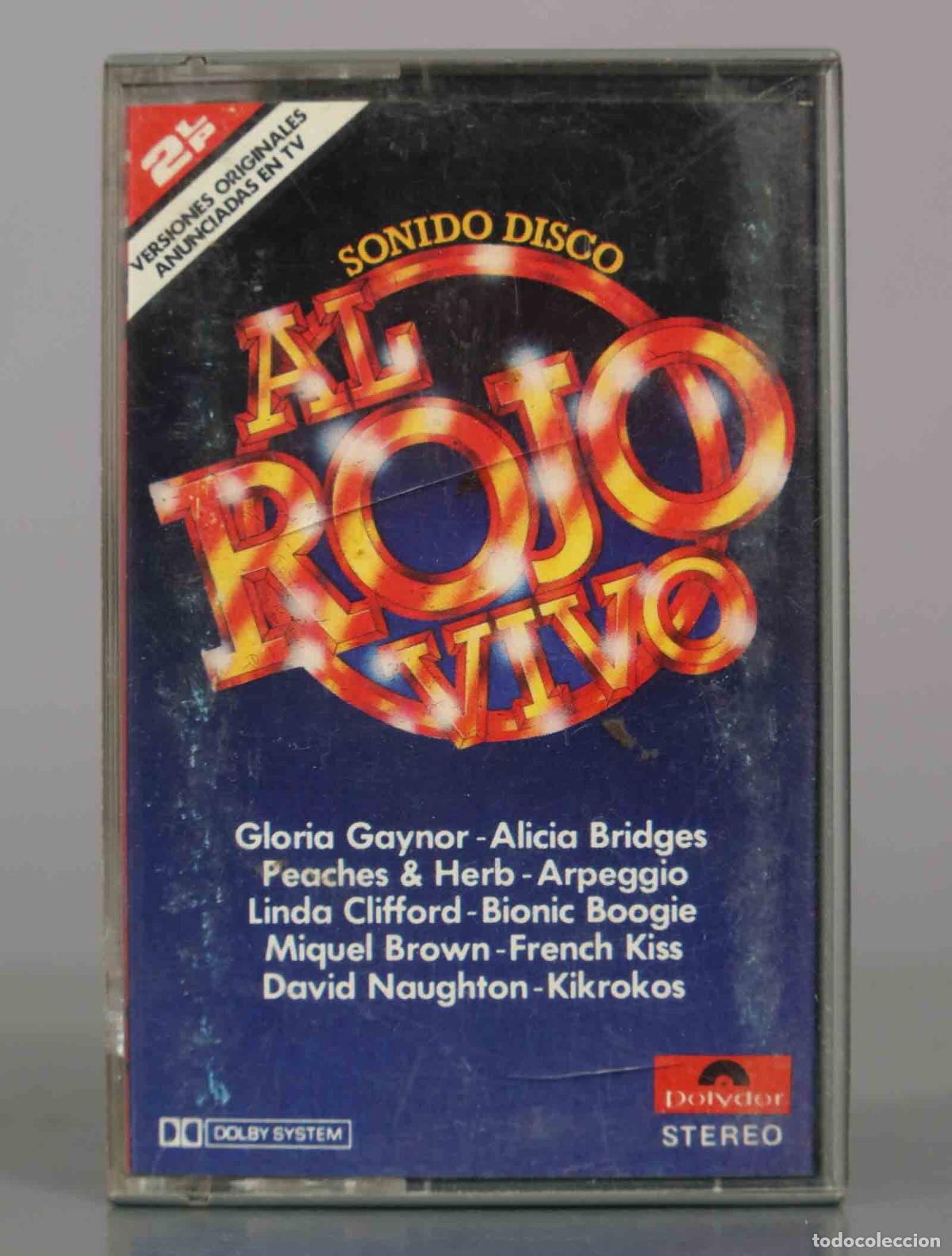 Casetes antiguos: CASSETTE. Sonido Disco - Al Rojo Vivo