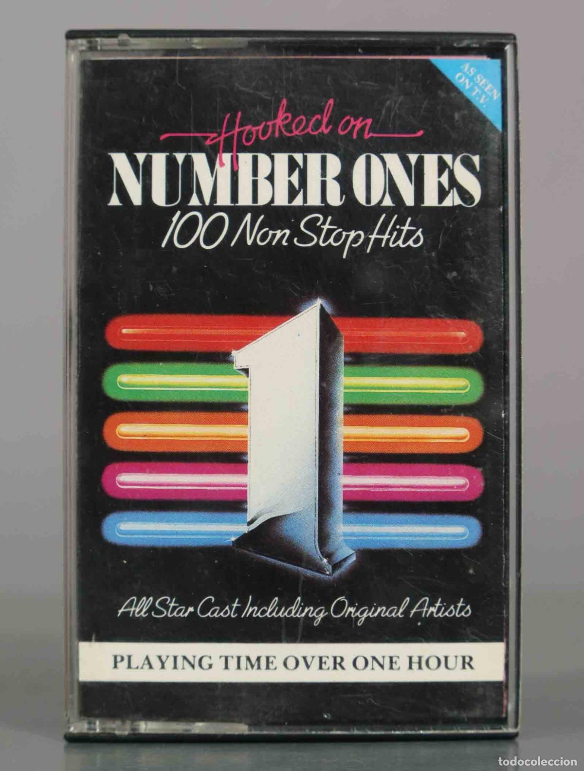 Casetes antiguos: CASSETTE. Hooked On Number Ones - 100 Non Stop Hits - Various Artists