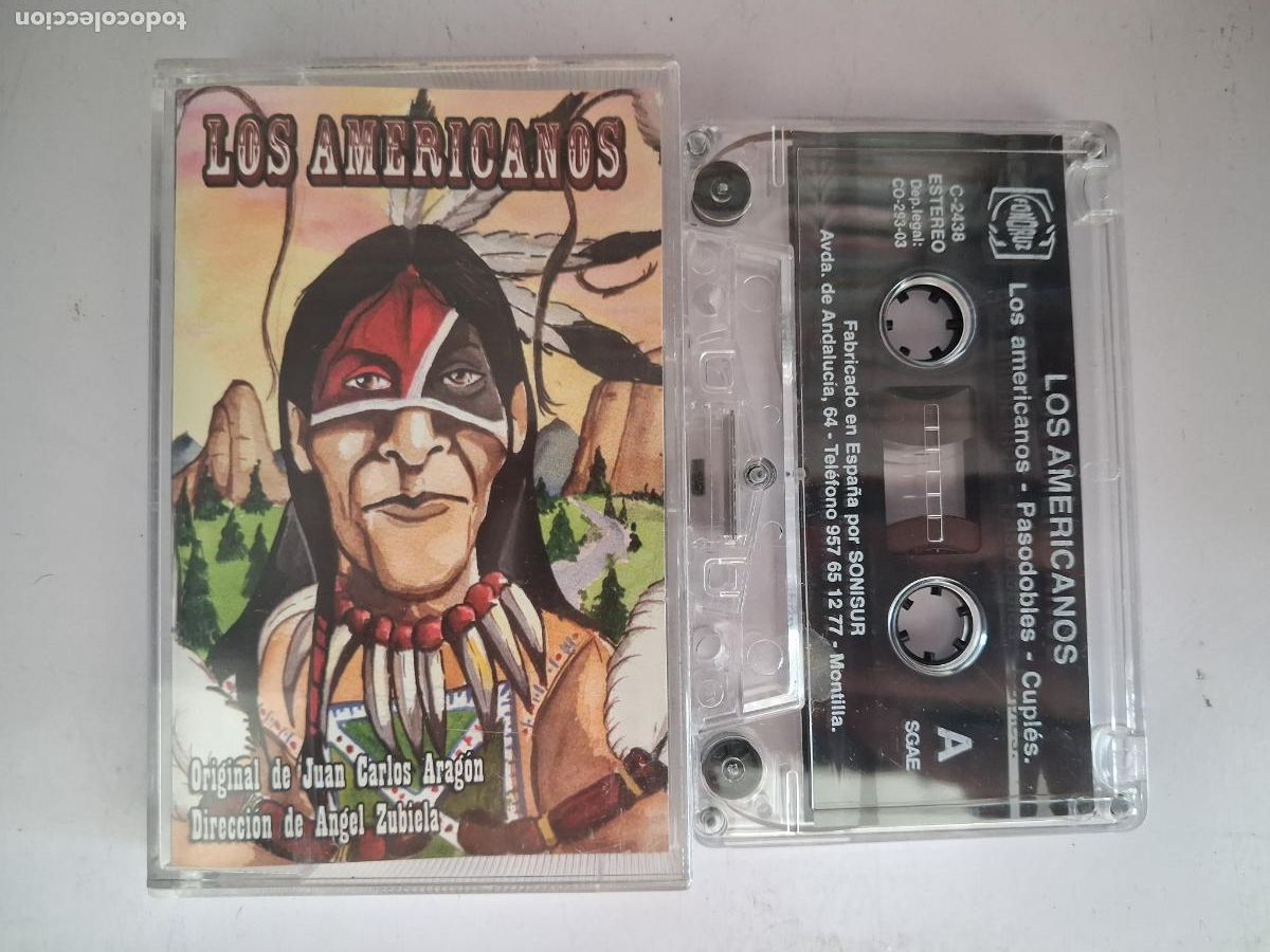 Casetes antiguos: CINTA CASETE CARNAVAL CADIZ COMPARSA LOS AMERICANOS - JUAN CARLOS ARAGON