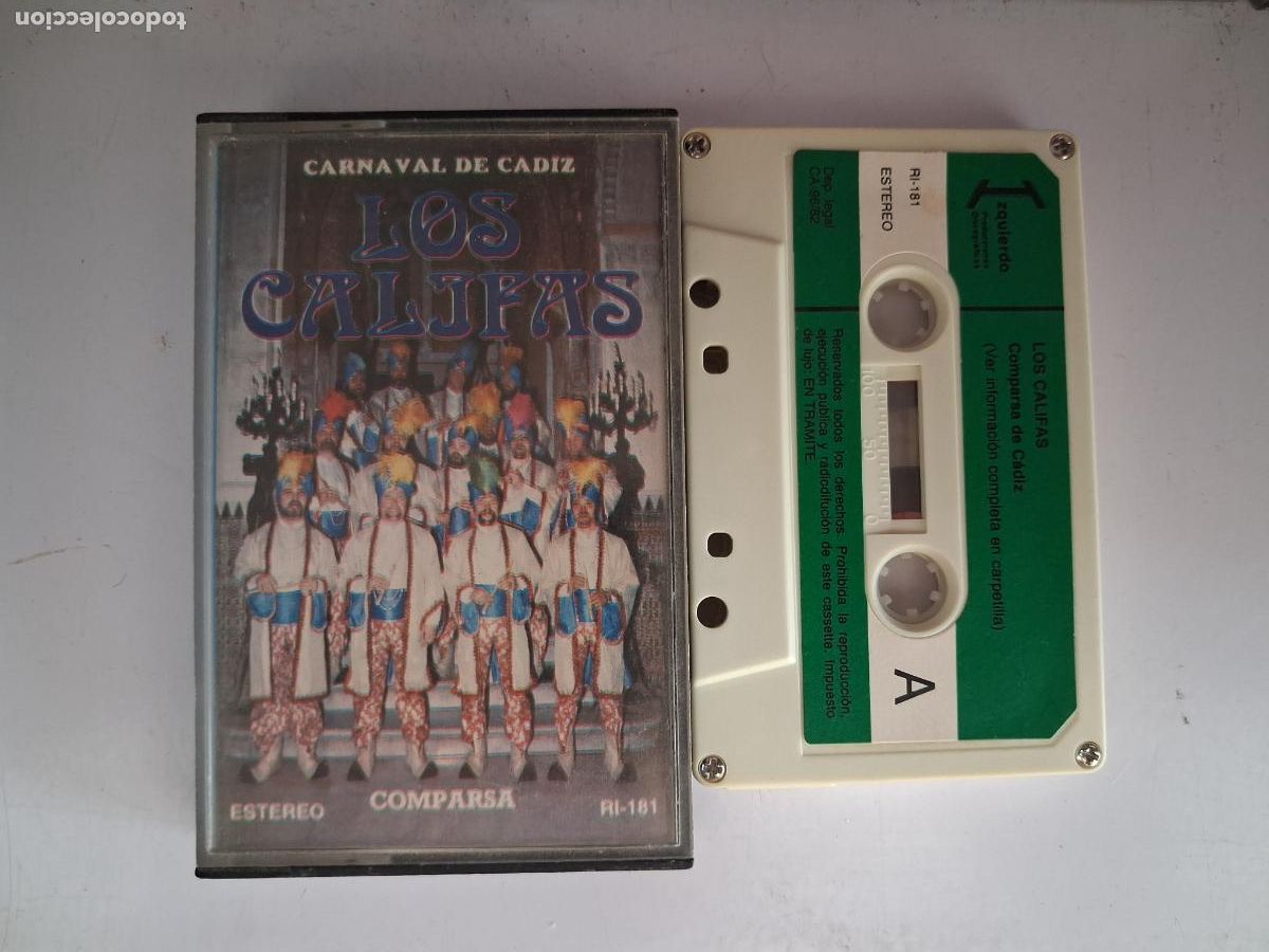 Casetes antiguos: CINTA CASETE CARNAVAL CADIZ COMPARSA LOS CALIFAS