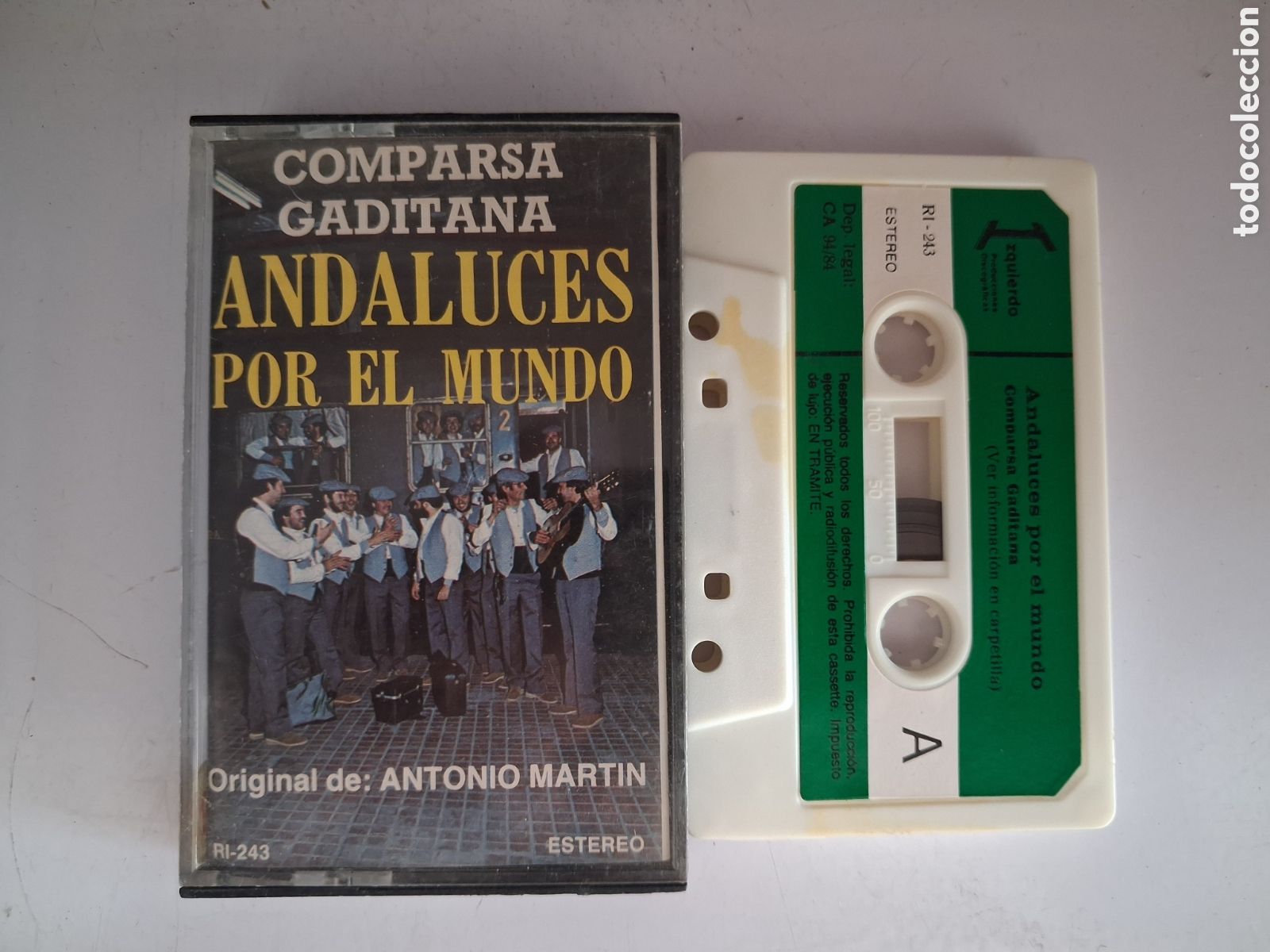Casetes antiguos: CINTA CASETE CARNAVAL CADIZ - COMPARSA ANDALUCES POR EL MUNDO