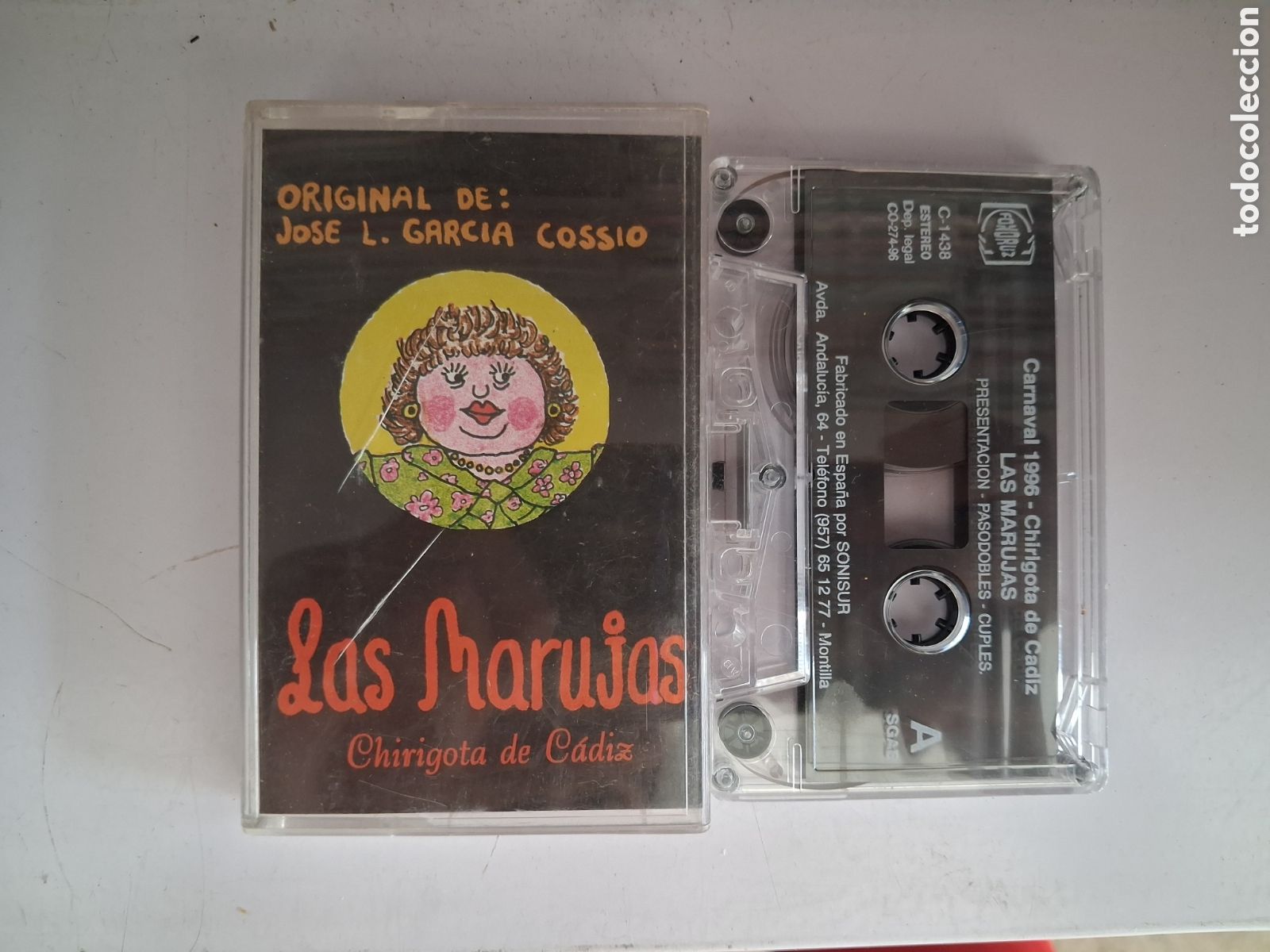 Casetes antiguos: CINTA CASETE CARNAVAL CHIRIGOTA LAS MARUJAS