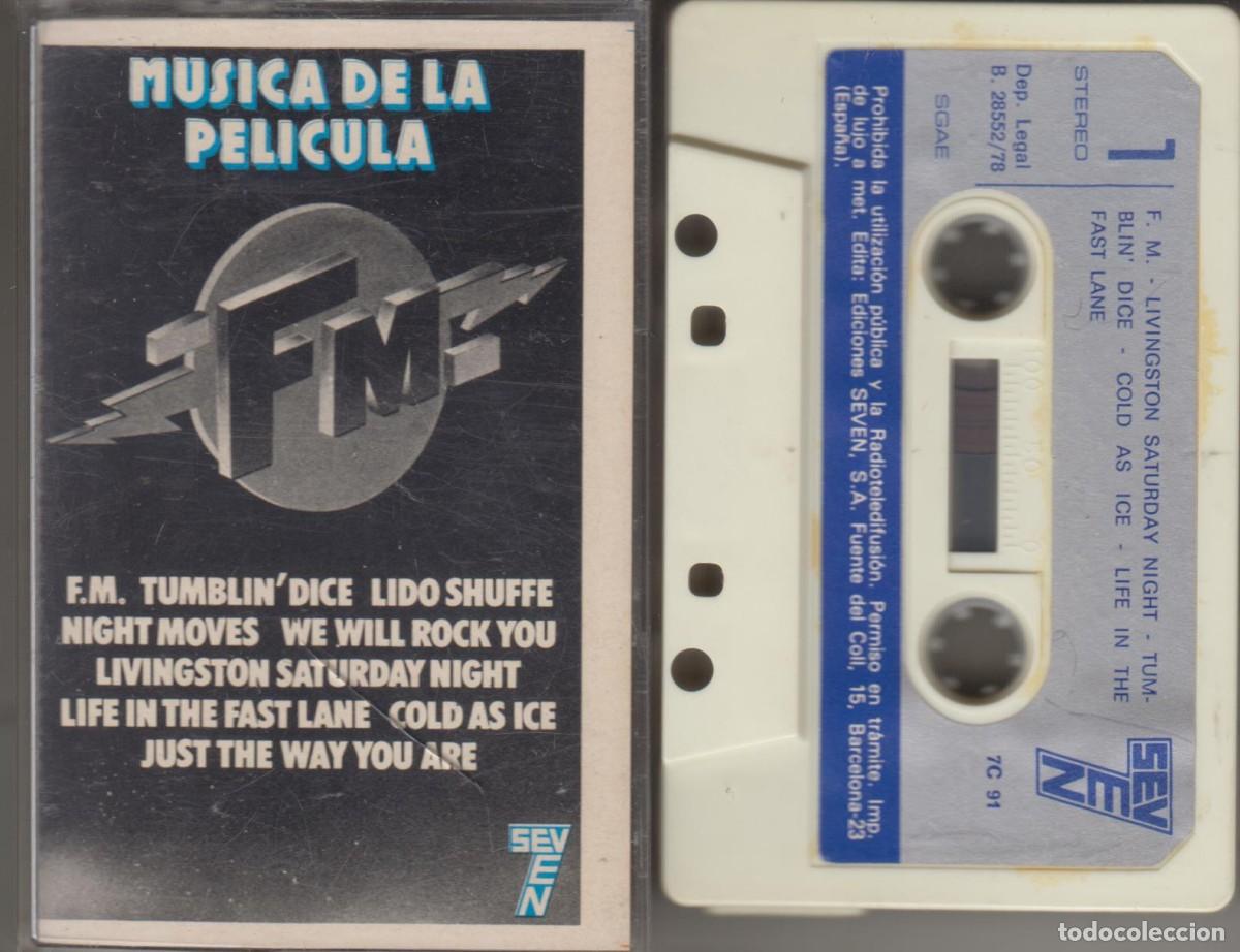 Casetes antiguos: M&uacute;sica de la pel&iacute;cula FM cassette 1978 Seven Manolo Garc&iacute;a
