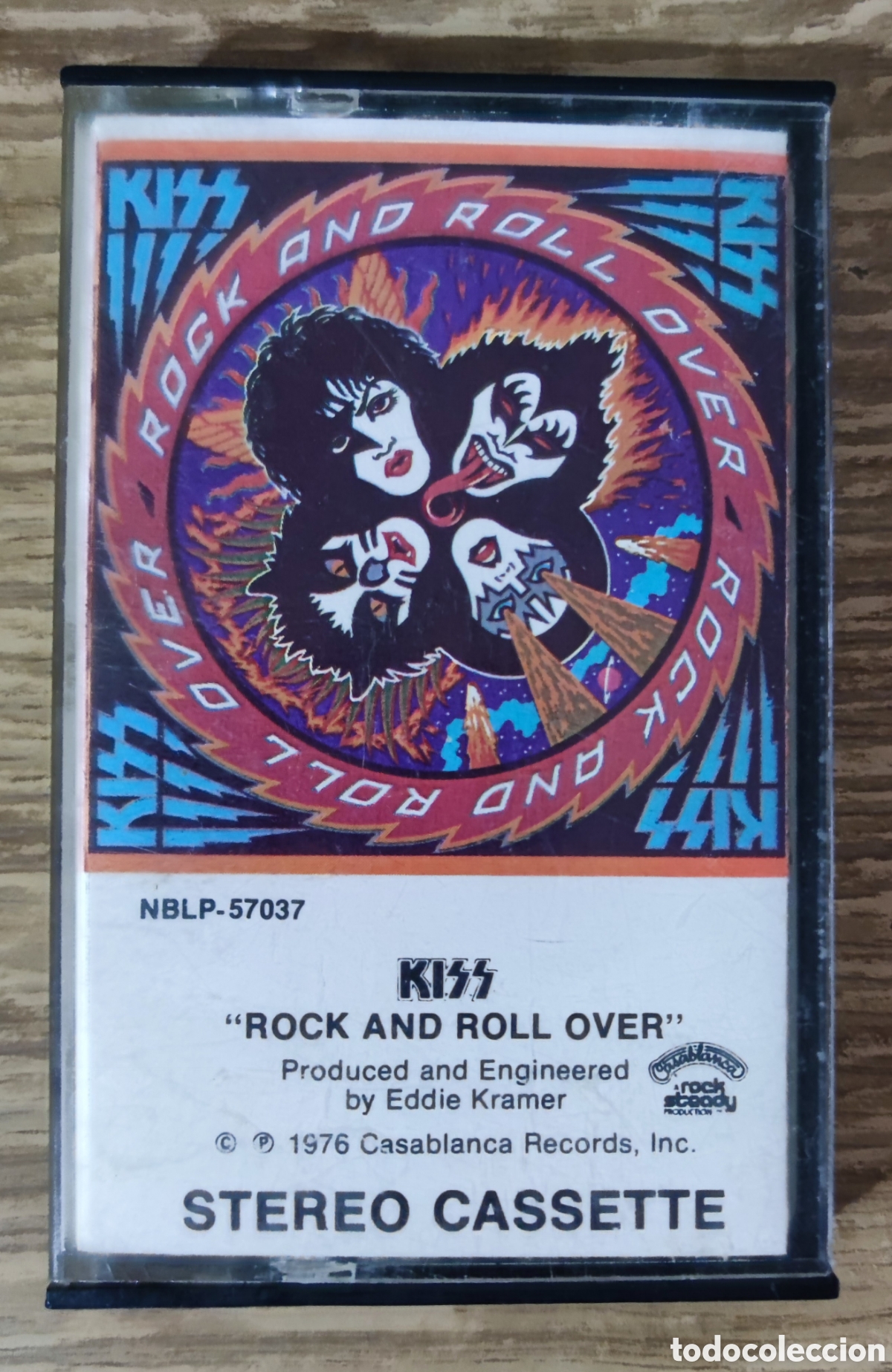 Casetes antiguos: Cassette Kiss - Rock And Roll Over (1976) ed. americana