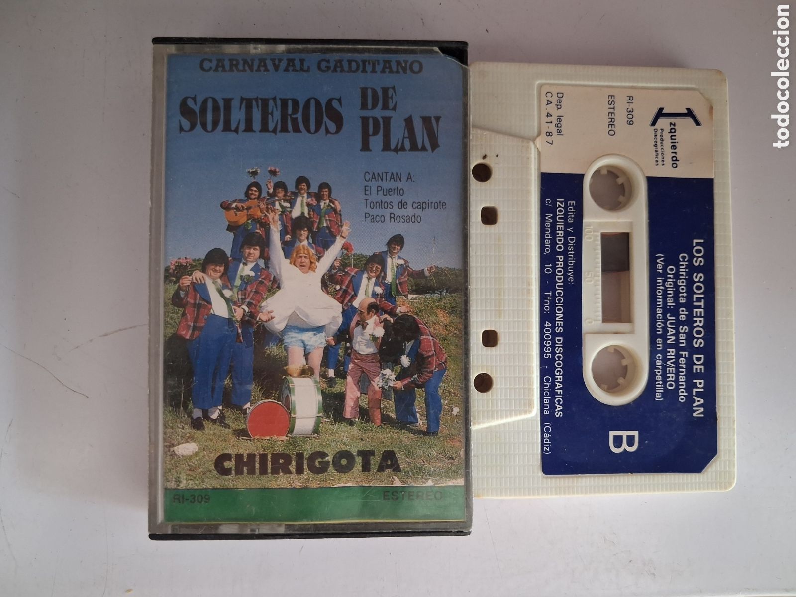 Casetes antiguos: CINTA CASETE CARNAVAL CHIRIGOTA SOLTEROS DE PLAN