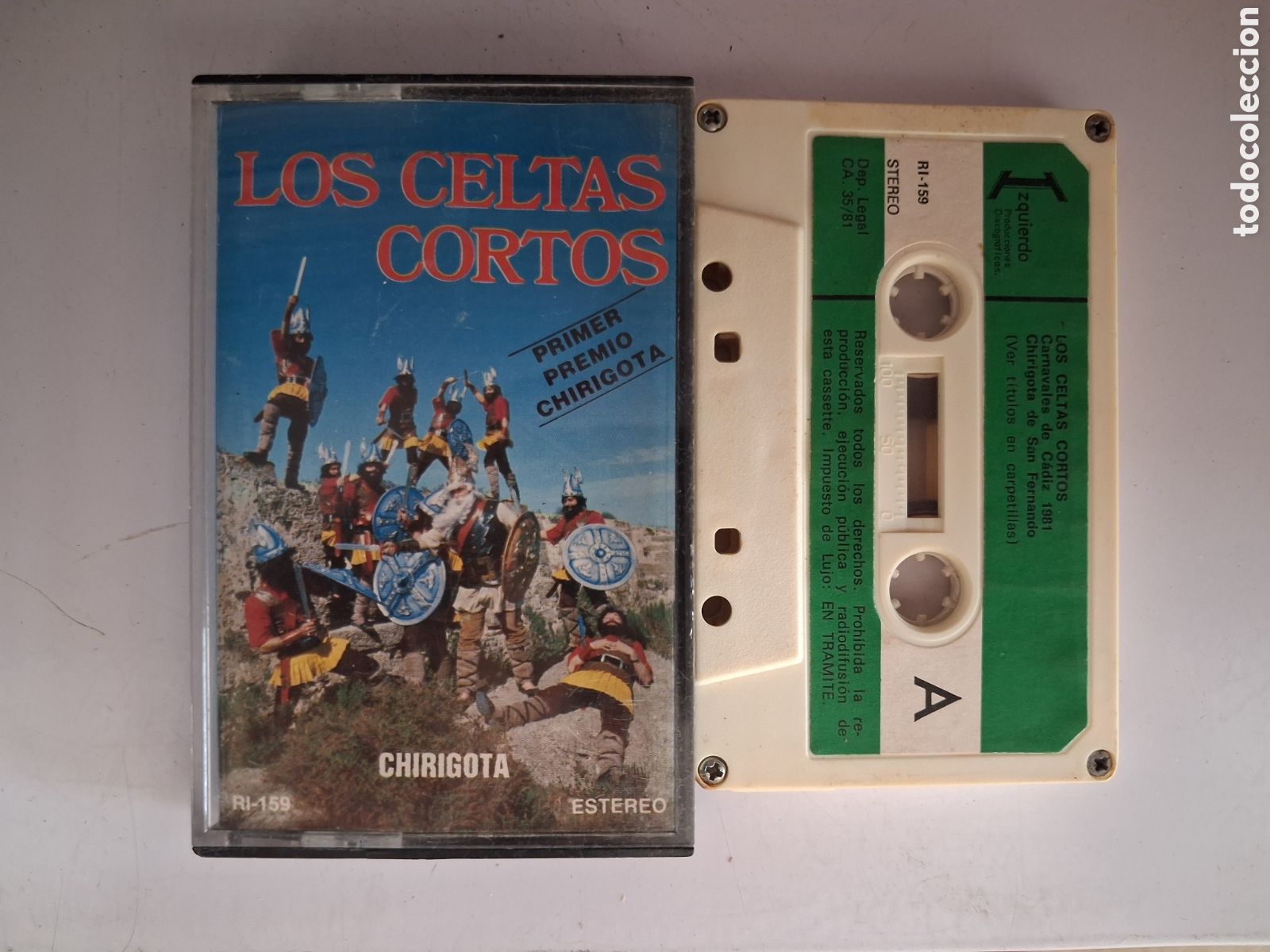 Casetes antiguos: CINTA CASETE CARNAVAL CHIRIGOTA LOS CELTAS CORTOS