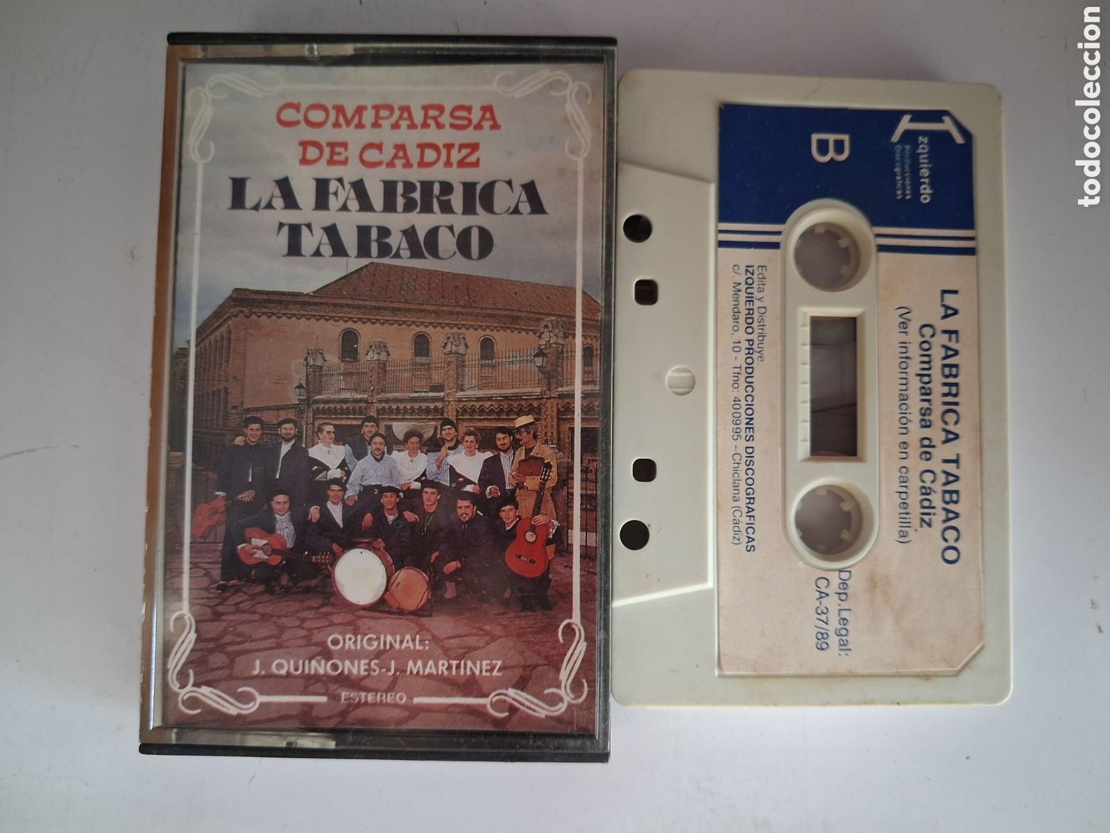 Cassetes antigas: CINTA CASETE CARNAVAL COMPARSA LA FABRICA TABACO