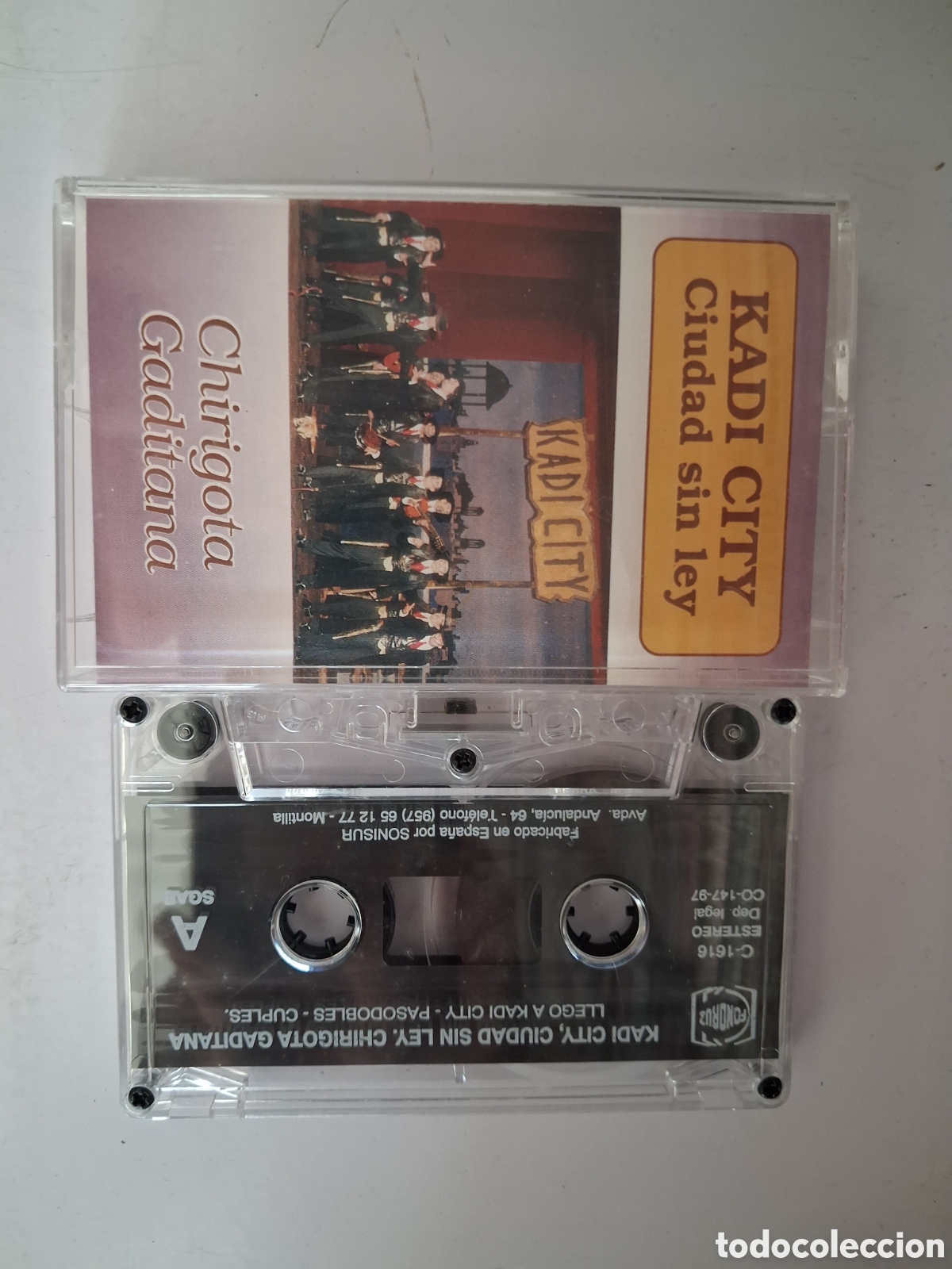 Casetes antiguos: CINTA CASETE CARNAVAL KADI CITY CIUDAD SIN LEY - JUAN CARLOS ARAGON