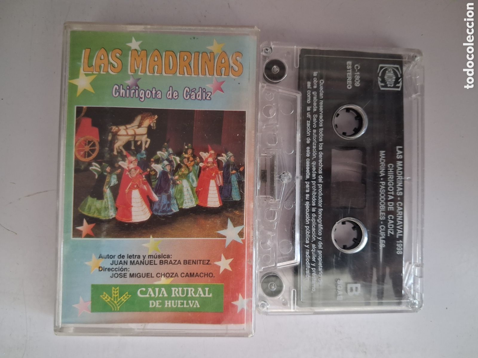 Cassetes antigas: CINTA CASETE CARNAVAL CHIRIGOTA LAS MADRINAS