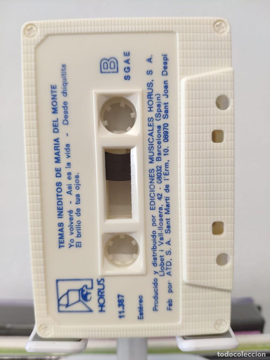Casetes antiguos: Mar&iacute;a del Monte - Temas In&eacute;ditos (Cassette) 4 - Foto 4
