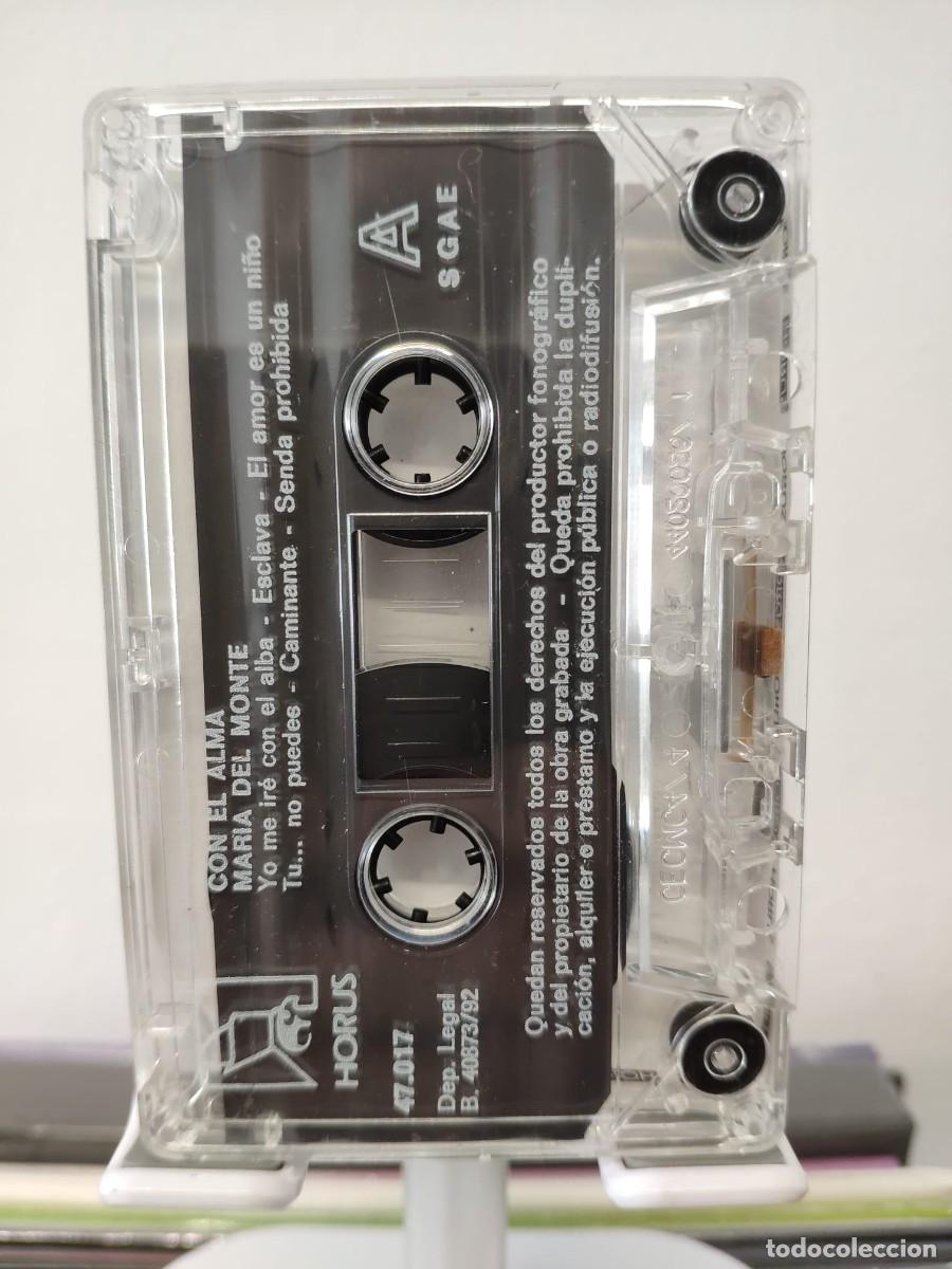 Casetes antiguos: Mar&iacute;a del Monte - Con el Alma (Cassette) - Foto 3