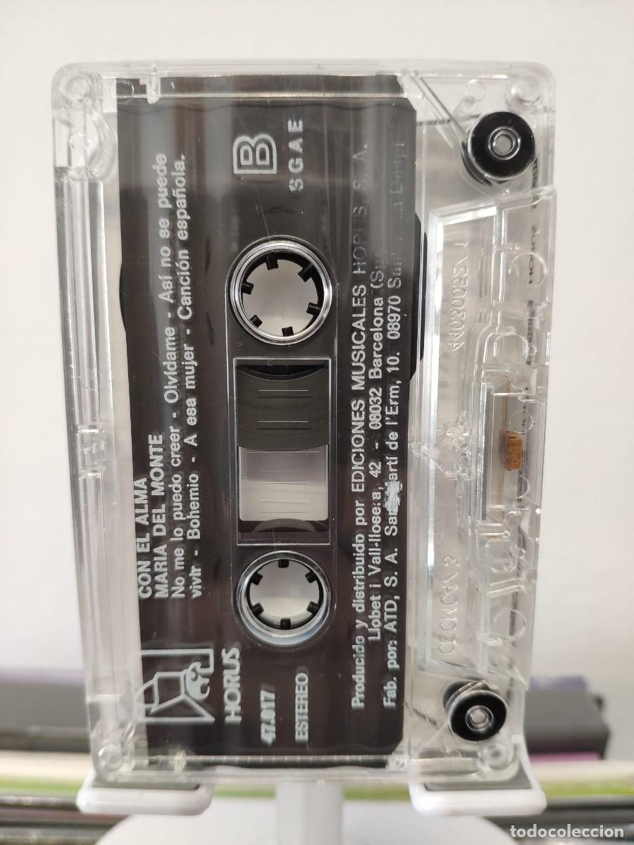 Casetes antiguos: Mar&iacute;a del Monte - Con el Alma (Cassette) - Foto 4