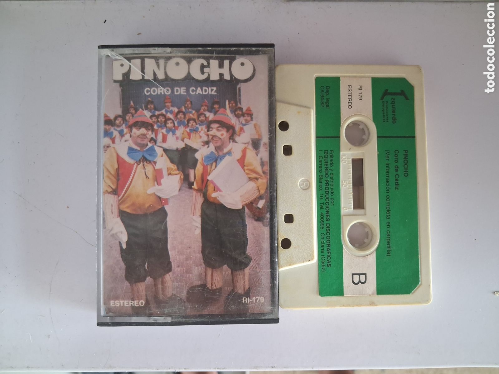 Casetes antiguos: CINTA CASETE CARNAVAL CORO PINOCHO