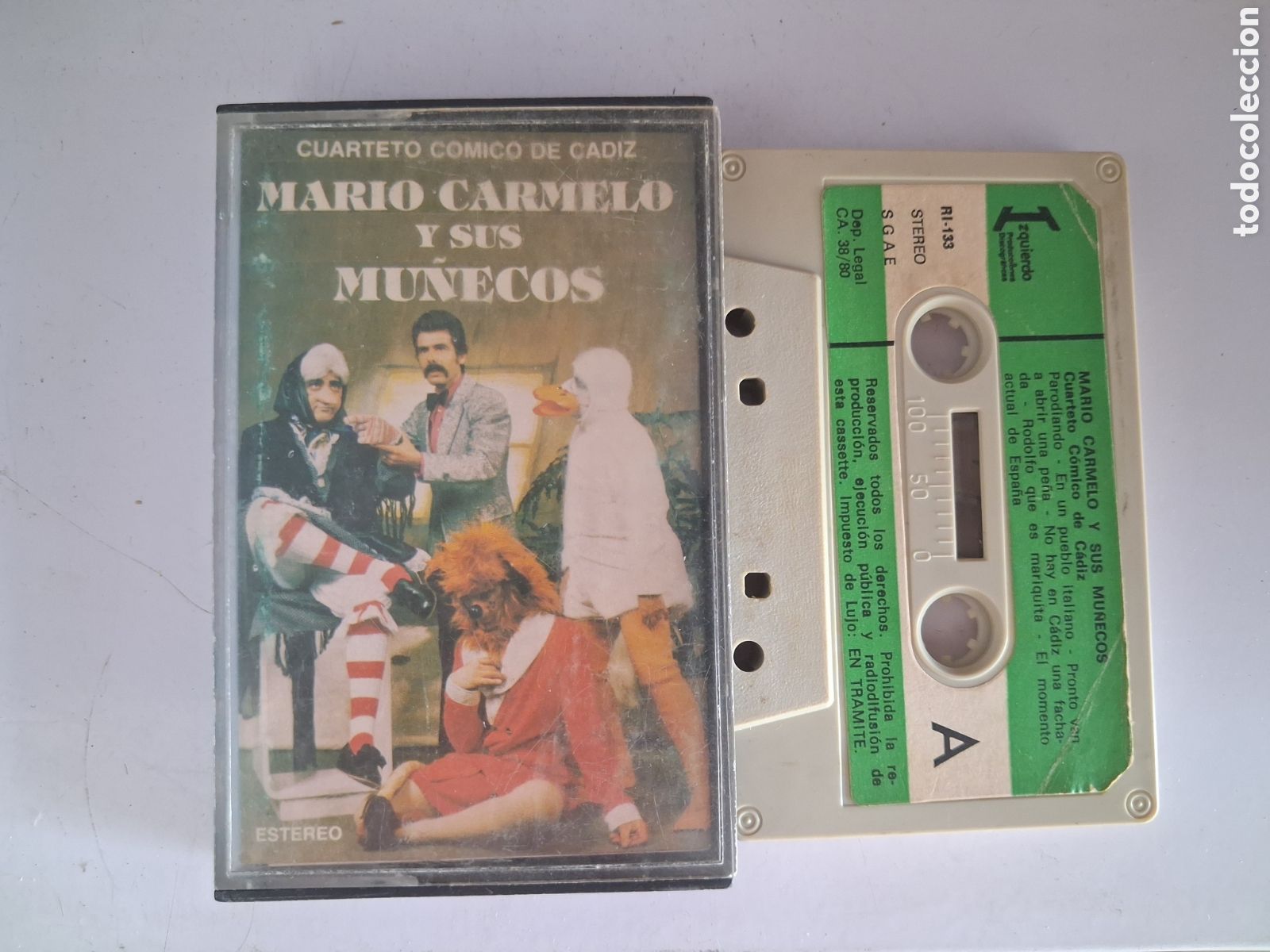 Casetes antiguos: CINTA CASETE CARNAVAL CUARTETO MARIO CARMELO Y SUS MU&Ntilde;ECOS