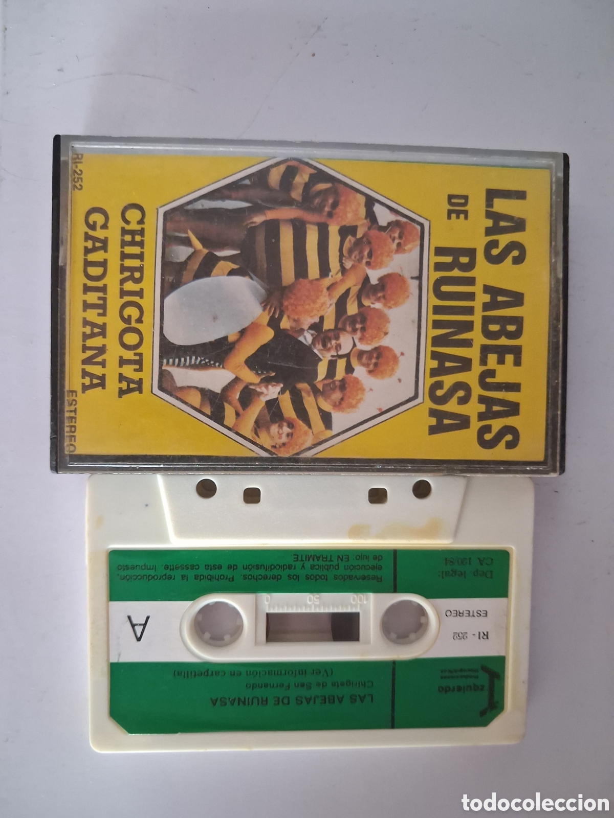 Casetes antiguos: CINTA CASETE CARNAVAL CADIZ CHIRIGOTA LAS ABEJAS DE RUINASA