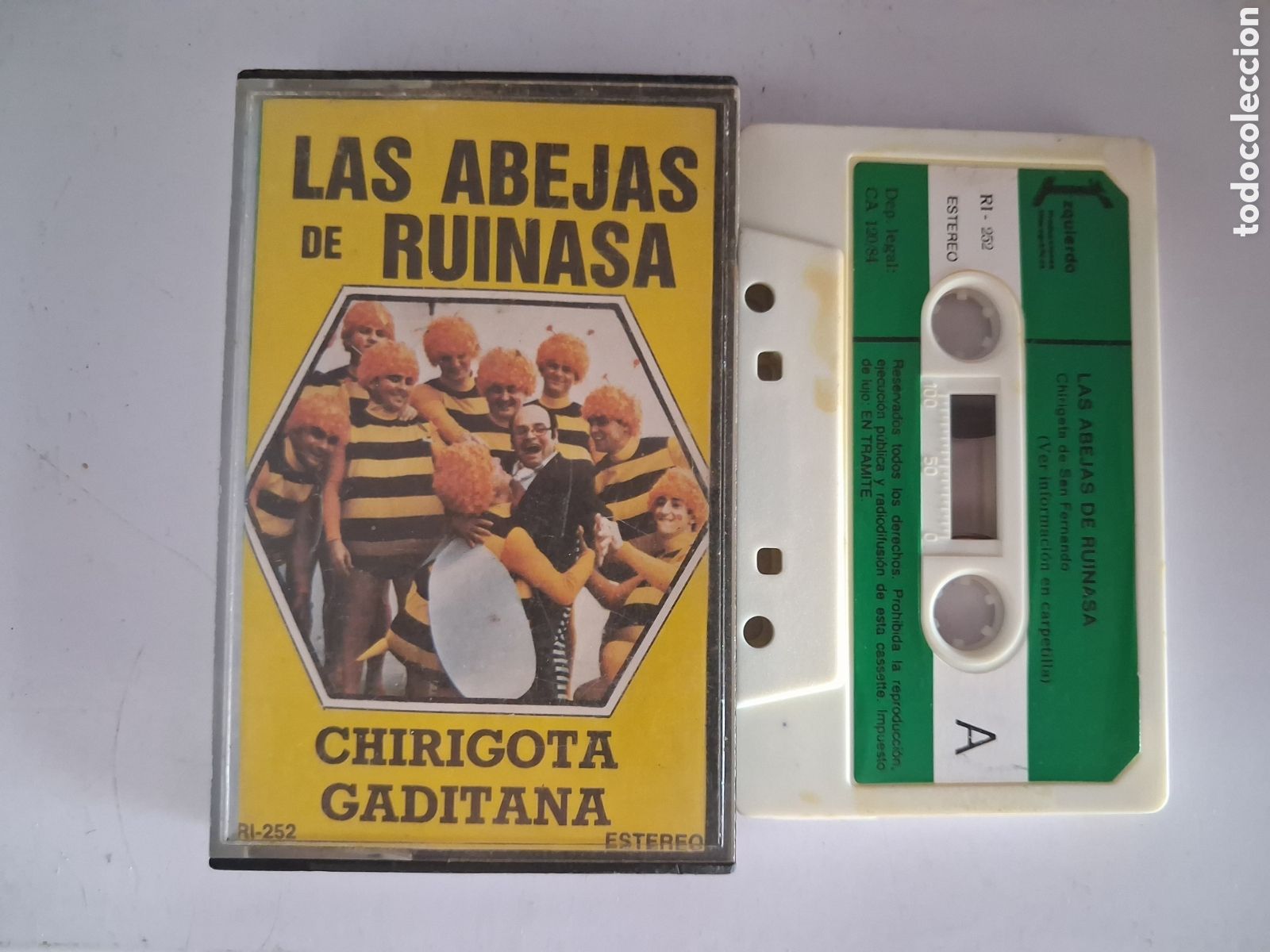 Casetes antiguos: CINTA CASETE CARNAVAL CADIZ CHIRIGOTA LAS ABEJAS DE RUINASA