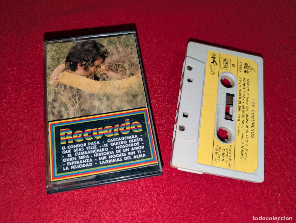 Casetes antiguos: LOS COMUNEROS Recuerda K7 CASSETTE 1971 Ekipo ESPA&Ntilde;A SPAIN