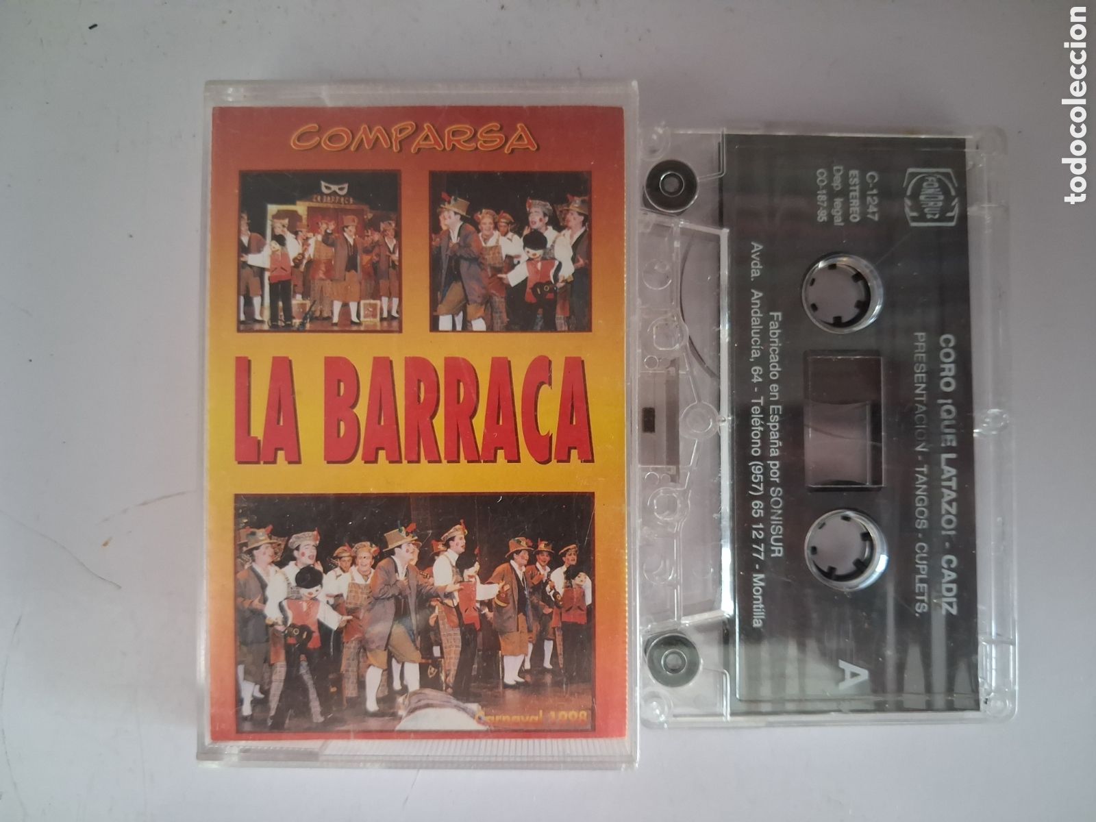 Casetes antiguos: CINTA CASETE CARNAVAL CADIZ COMPARSA LA BARRACA